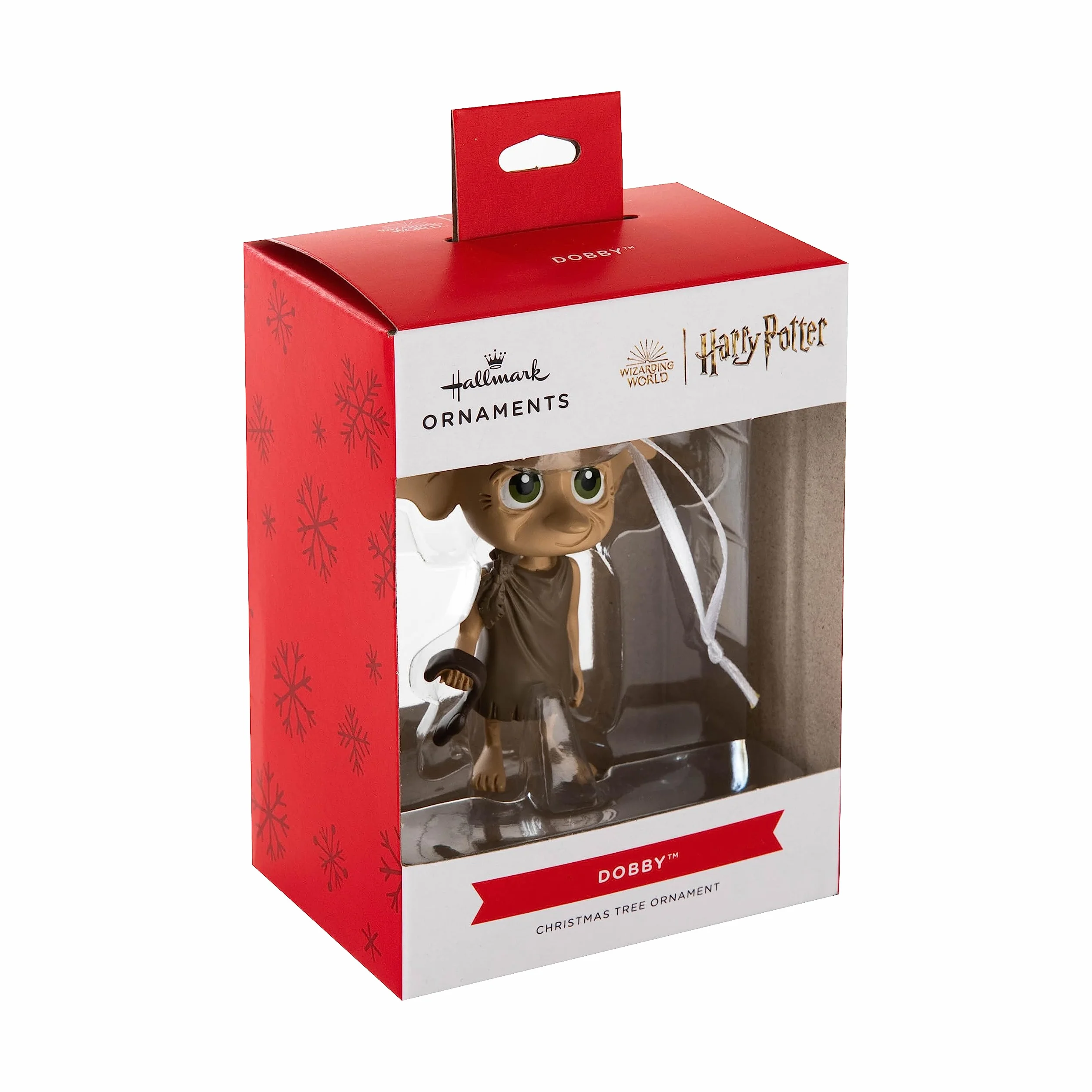 Hallmark Harry Potter Zgredek Elf ozdoba bożonarodzeniowa, dekoracja z Harry'ego Pottera, świąteczna ozdoba wisząca, prezenty na Boże Narodzenie