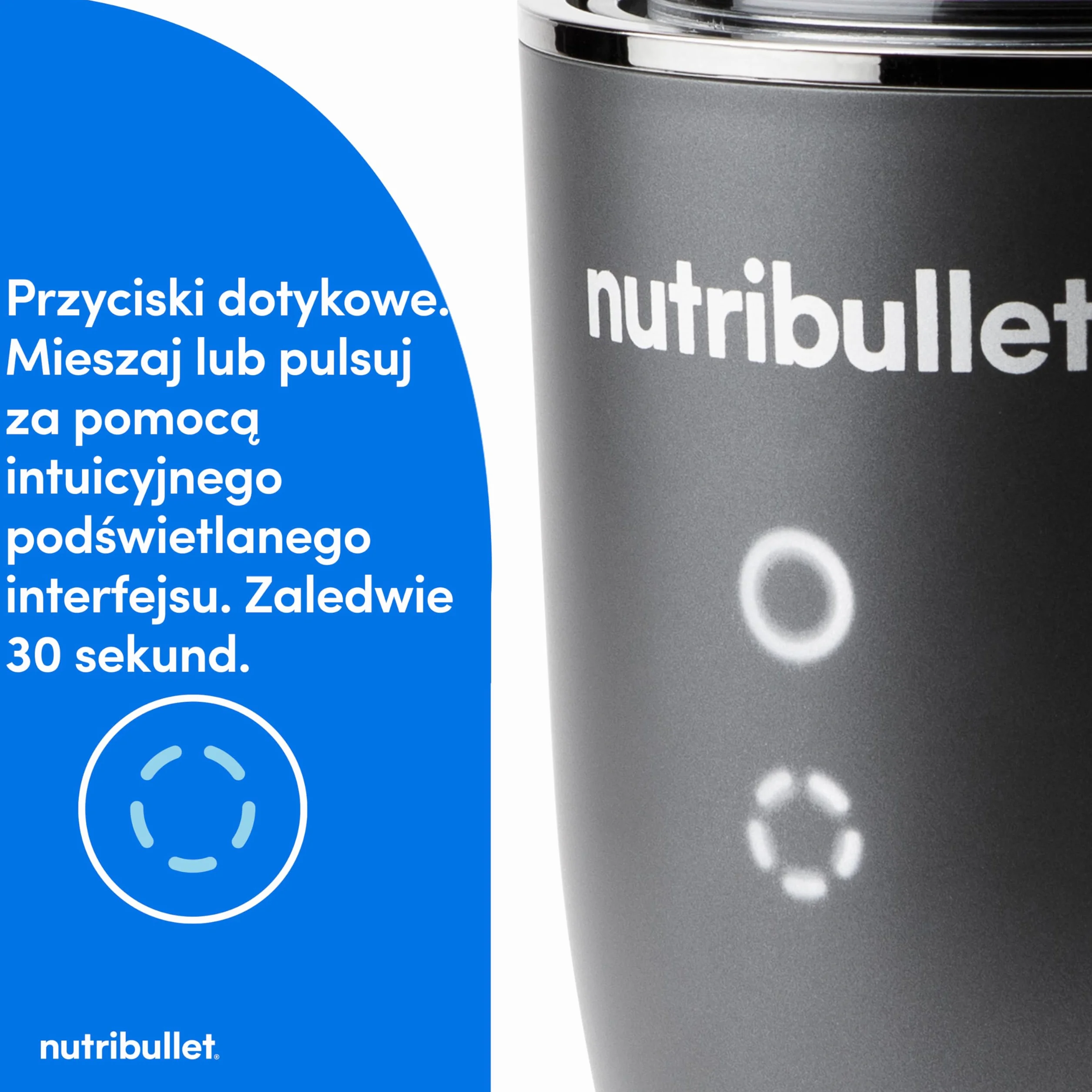 Nutribullet 1000 Blender Elektryczny Wielofunkcyjny 1000 W 900 Ml Tritan Renew
