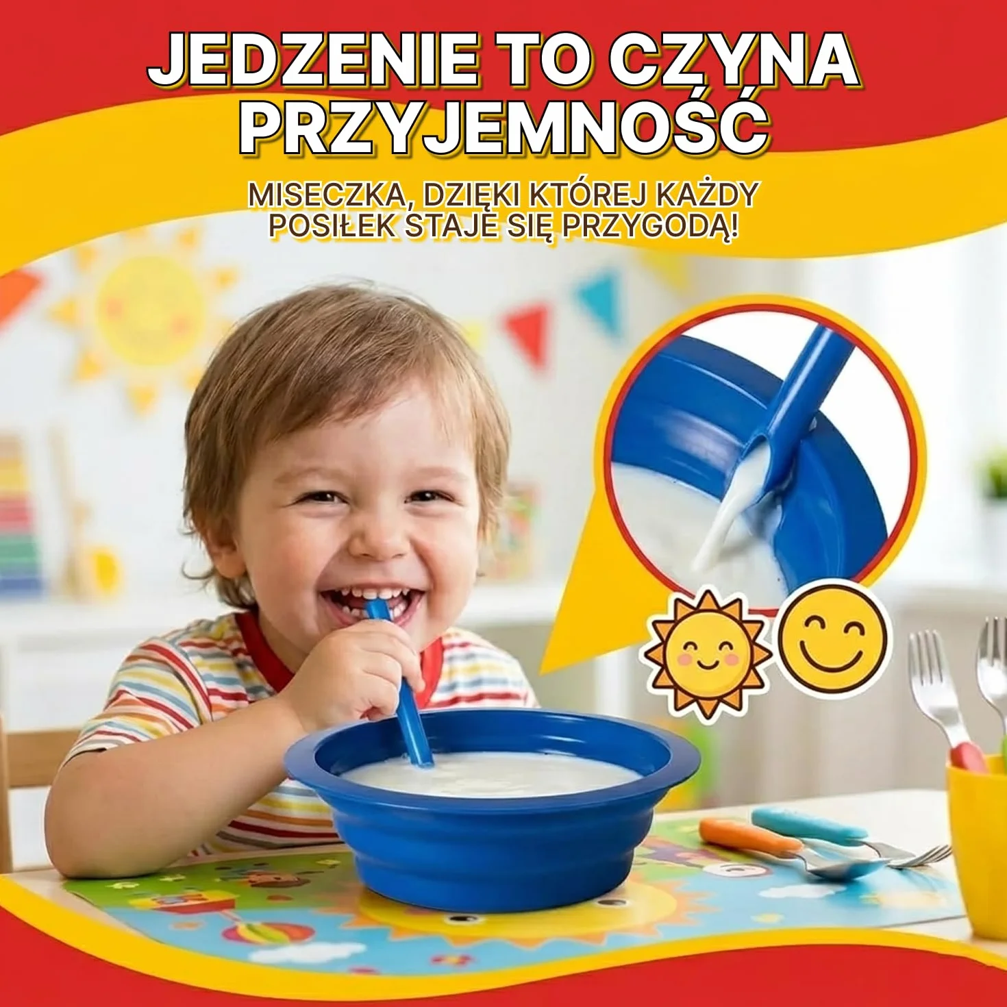 Miski na płatki ze słomkami dla dzieci, zestaw 170-590 ml, plastikowe miski wielokrotnego użytku bez BPA, z wbudowanymi słomkami, dla dzieci i dzieci, nadają się do mycia w zmywarce i