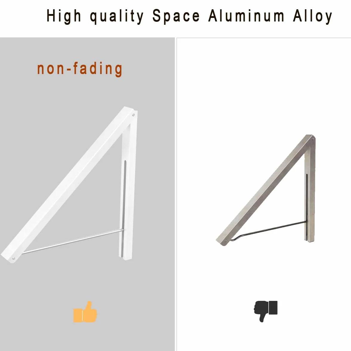 Suszarka montowana na ścianie składany wieszak na ubrania aluminiowy organizer