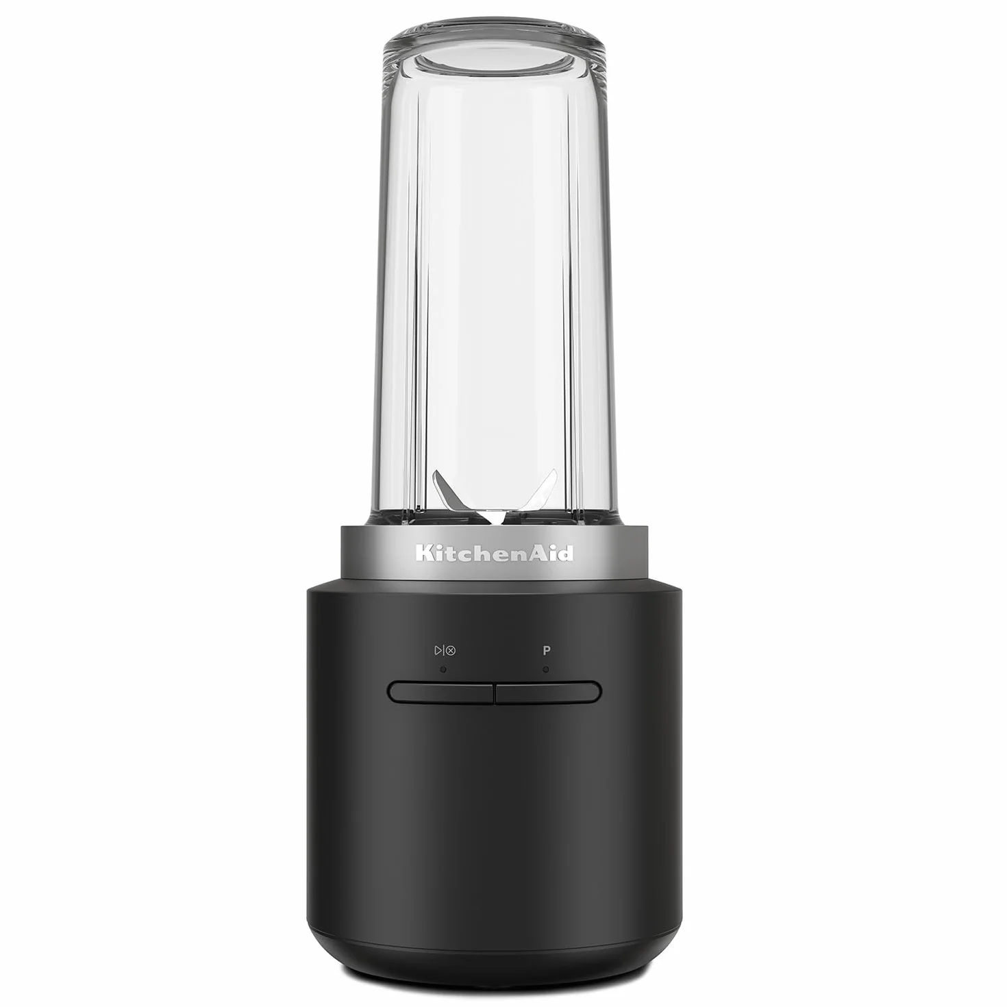 Kitchenaid Bezprzewodowy mikser stojący – KitchenAid Go – przenośny blender do smoothie i napojów lodowych – nie zawiera BPA – 473 ml – bez akumulatora – czarny