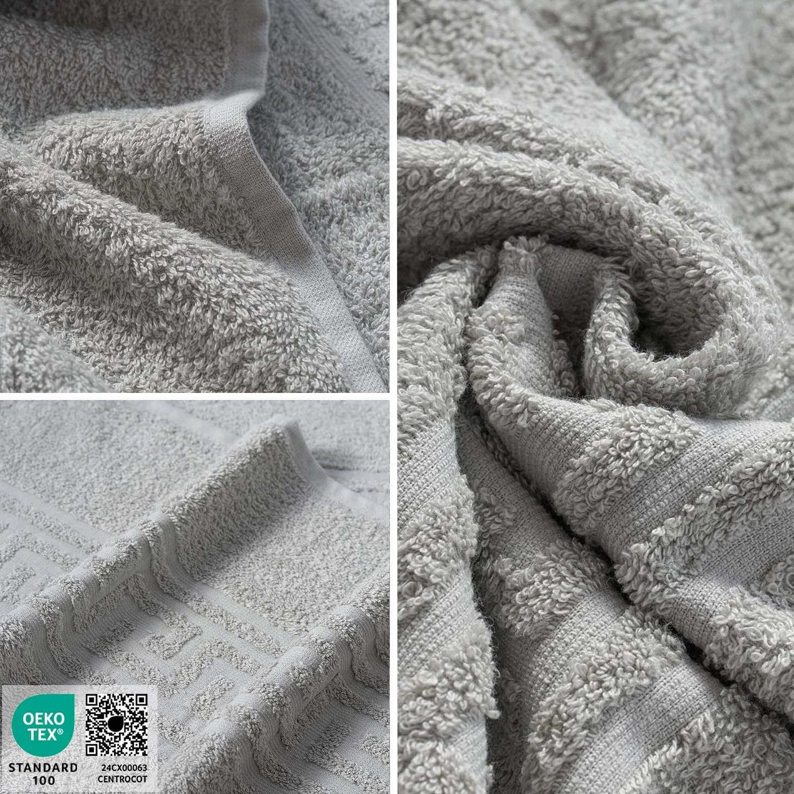 nice homeit Zestaw 12 chusteczek do rąk mini 30x30 cm 100% bawełna ciemnoszary