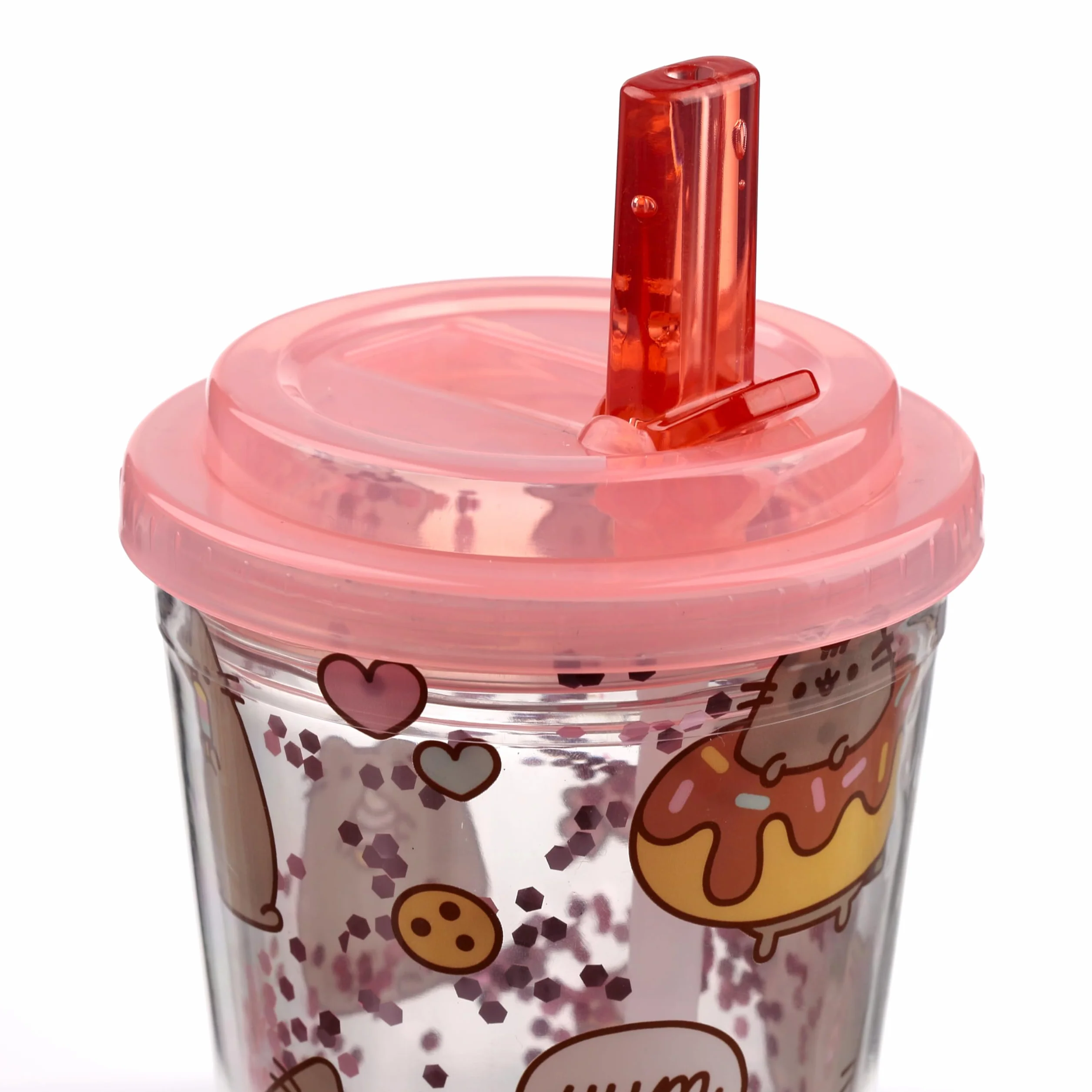 Puckator - Nietłukąca się szklanka ze słomką – smakosze - Pusheen the Cat