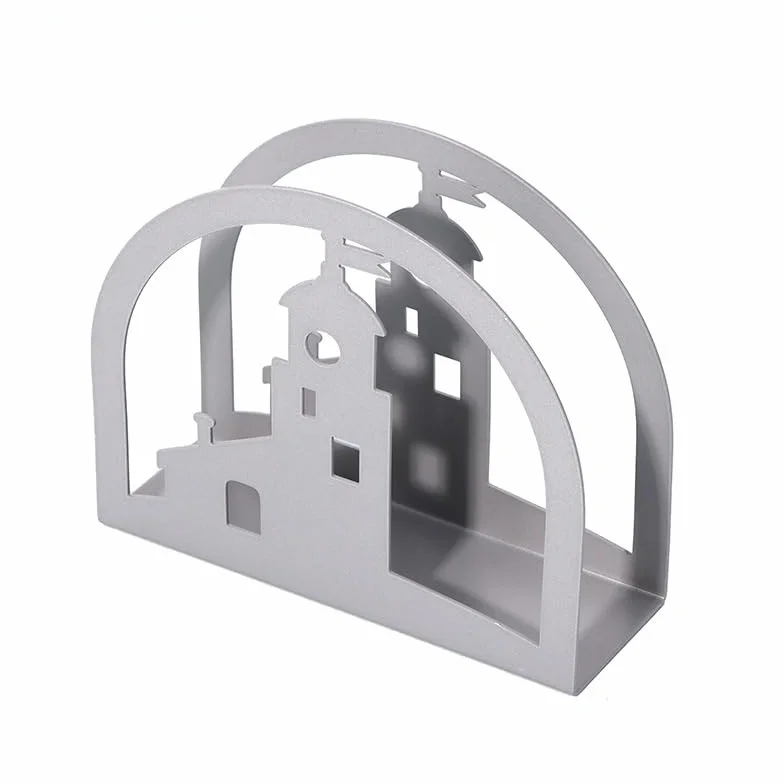12 * 4 * 10CM 1-3PCS Hollow Stal nierdzewna Serwetnik Organizer Serwetnik Wolnostojący Serwetnik do Stołów Kuchennych Jadalnych