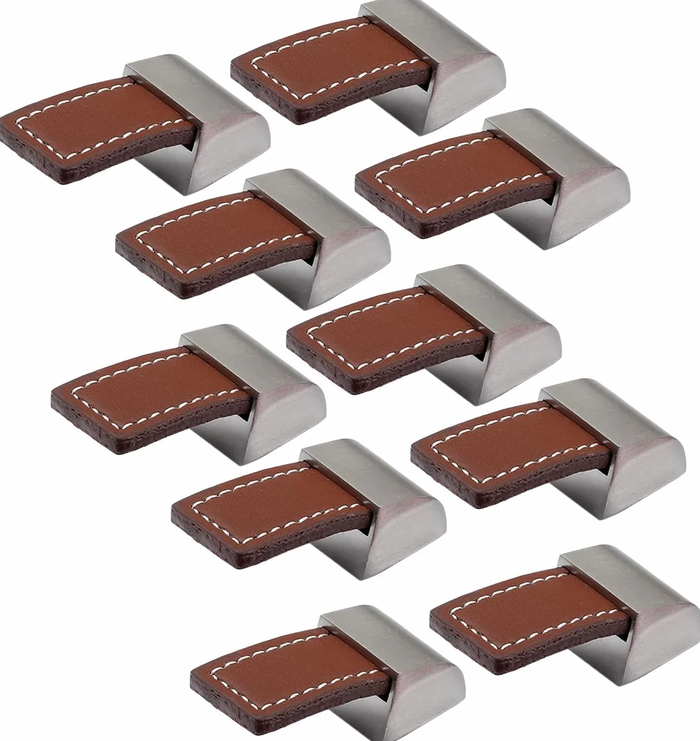 Skórzane uchwyty do szuflad, Drawers Pull Modern Cabinet Kitchen Handles Pulls Knobs for Door Cabinets Wardrobe