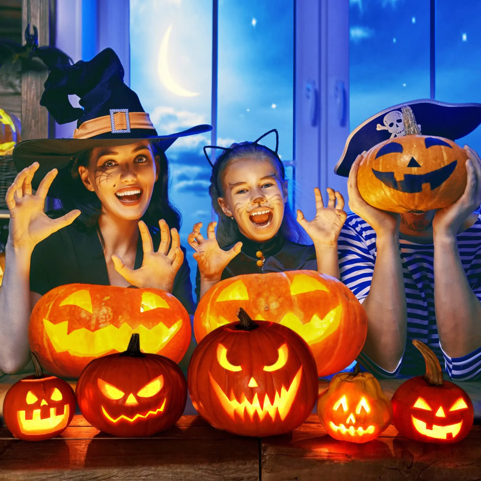 Zestaw do rzeźbienia w dyniach na Halloween, 7 sztuk, z torbą do przenoszenia i szablonami do rzeźbienia w dyniach, profesjonalne narzędzia do rzeźbienia w dyniach ze stali nierdzewnej, na Halloween, dla dorosłych i dzieci