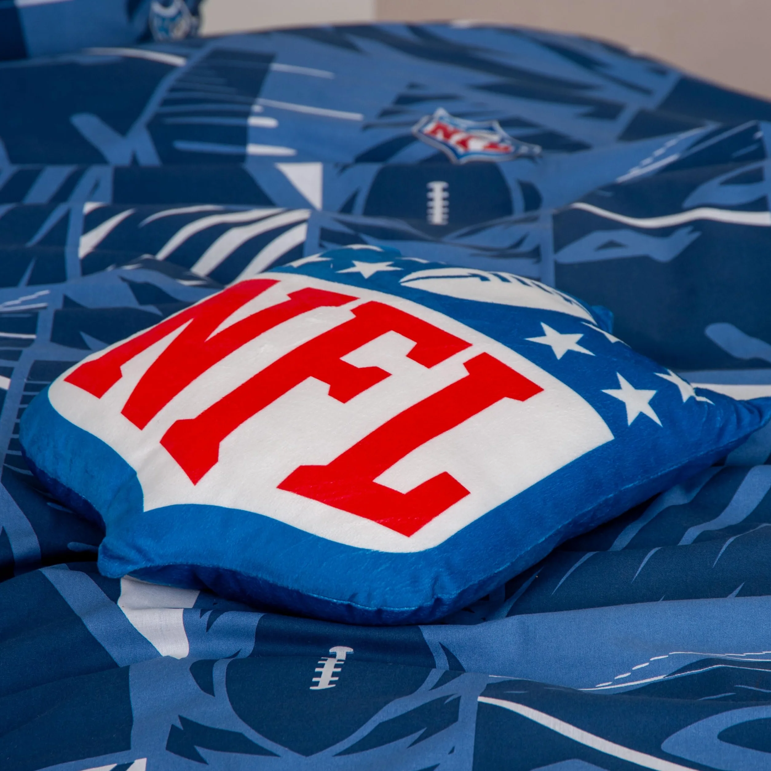Herding NFL herb poduszka konturowa, ok. 36 x 26 cm, 100% poliester