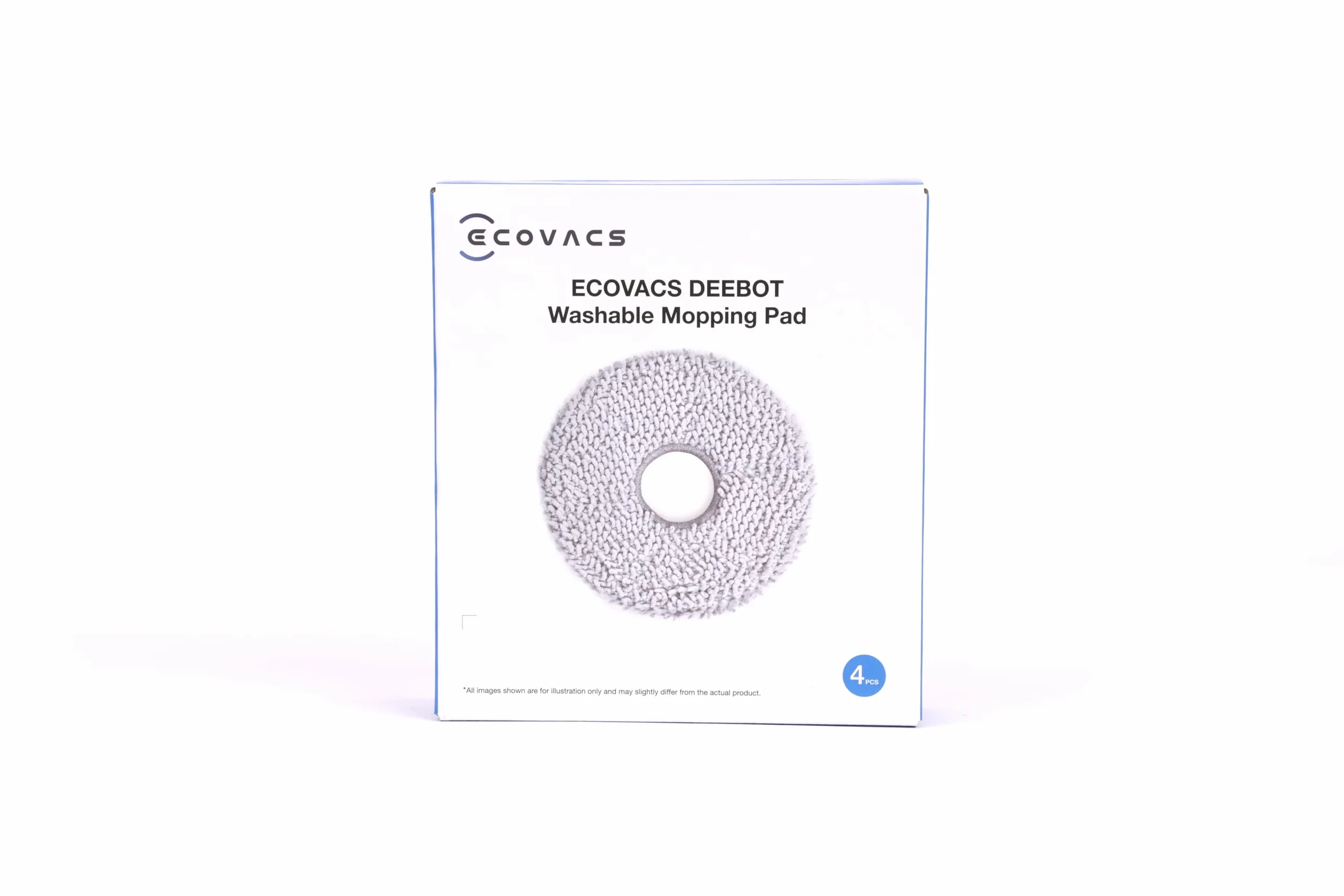ECOVACS Ściereczki do czyszczenia wielokrotnego użytku, do robota odkurzającego DEEBOT T30 PRO Omni / T30 Omni, 2 sztuki, oryginalne akcesoria