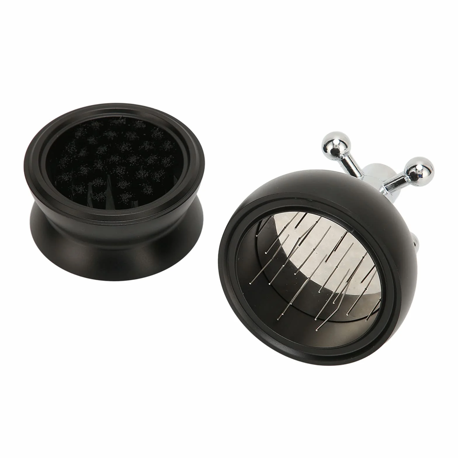 Narzędzie do Dystrybucji, Zestaw Ubijaków do 58 Mm Metalowy Dystrybutor Kawy Mielonej, Podwójne łożysko Igły Ręczny Ubijak do Kawy Dystrybutor Igły do ​​ z Obrotowym Uchwytem