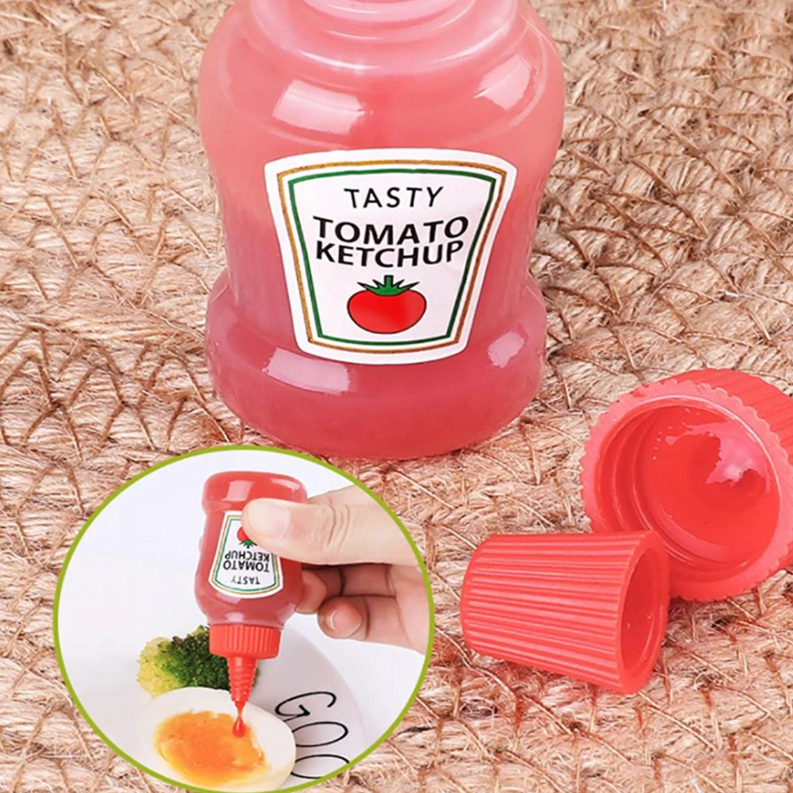 2 butelki do keczupu pomidorowego 25 ml wyciskane butelki sos puste butelki do wyciskania wielokrotnego nape?niania ketchup miód pojemniki sa?atk? butelki przeno?ne s?oiki sos pude?ko