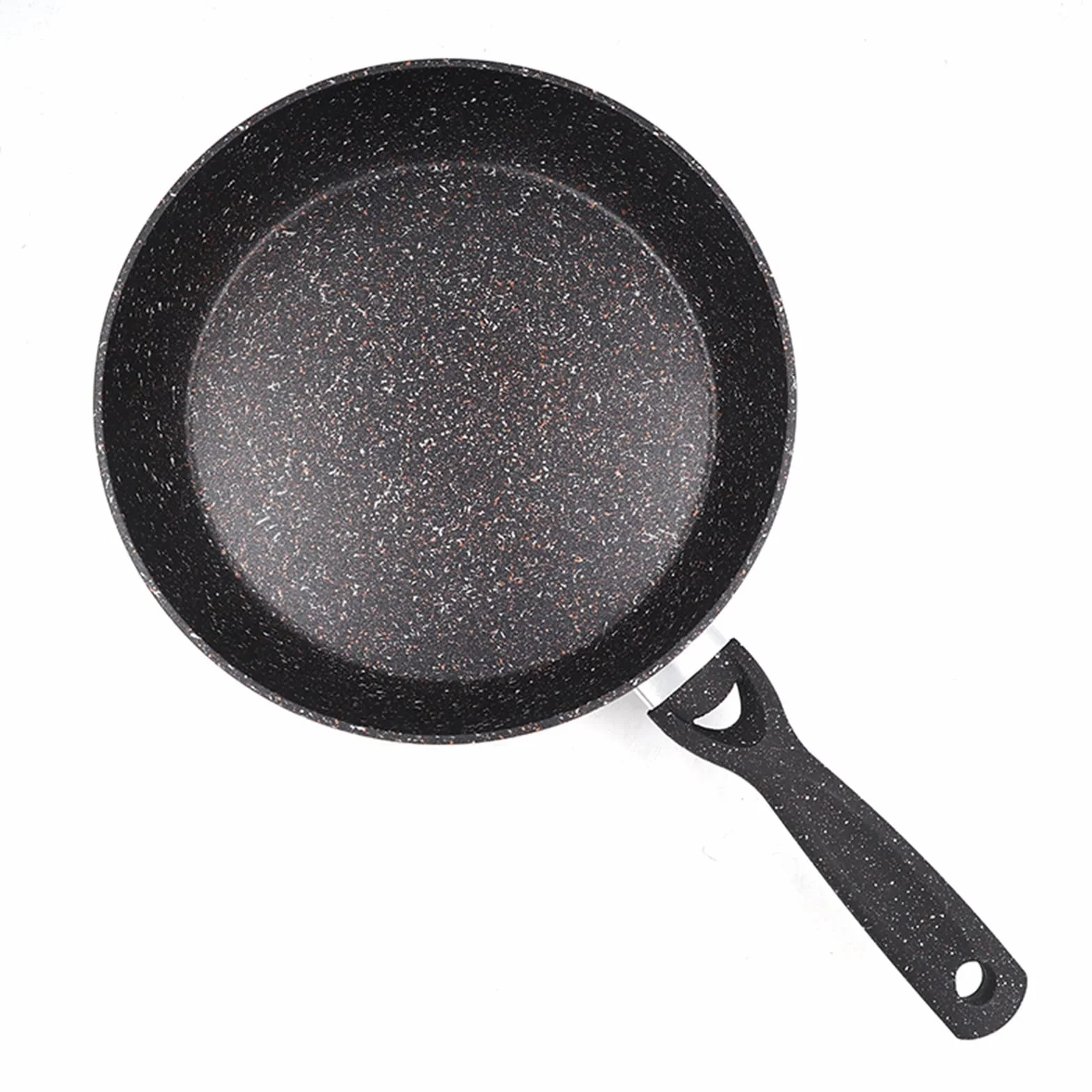 patelnia, Nieprzywierająca patelnia Granitowa Klasyczny design Domowa kuchnia Naczynia kuchenne Kuchenka gazowa(28cm)