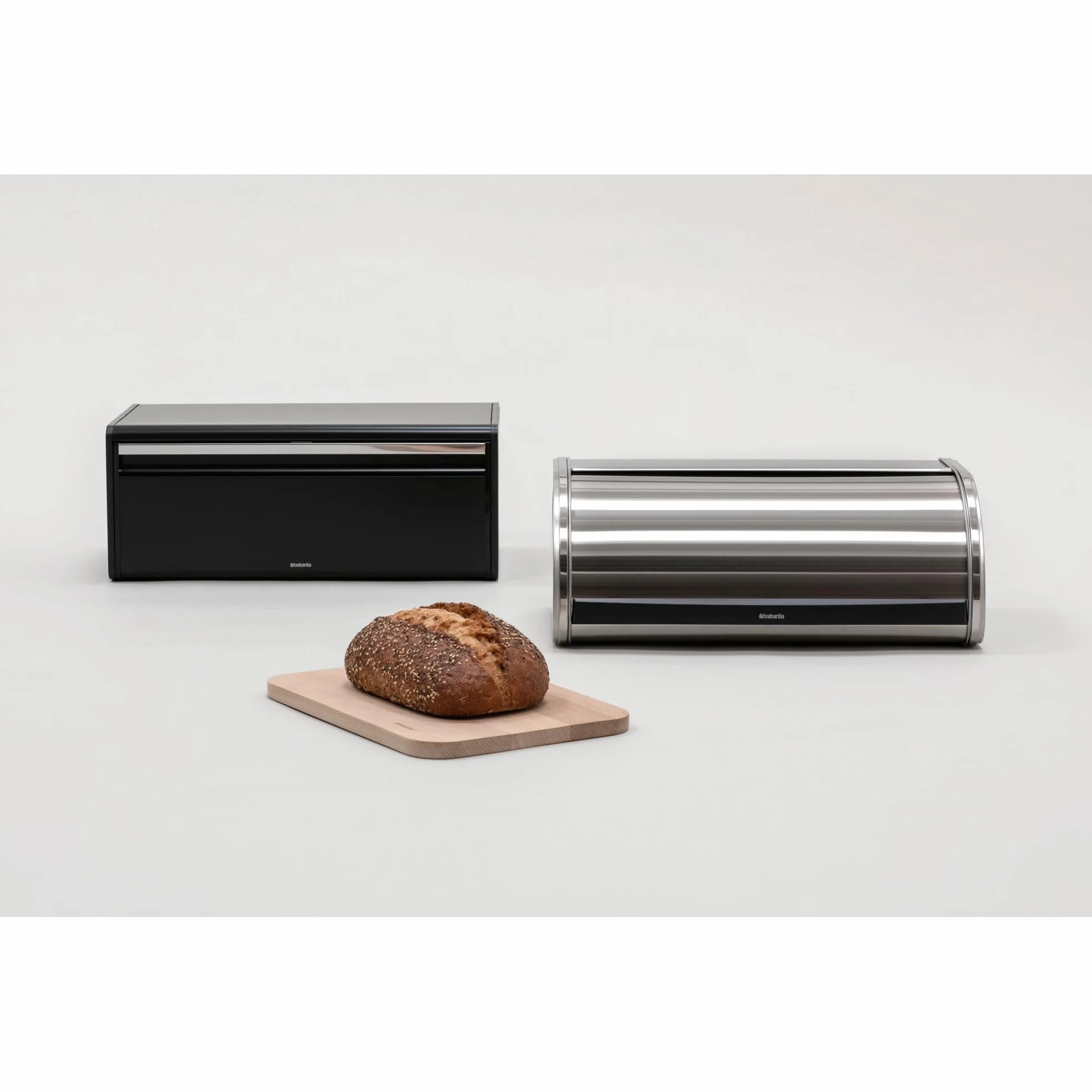 Brabantia Rectangular Chlebak, Czarny Matowy, 24.99 x 47.5 x 18.69 cm