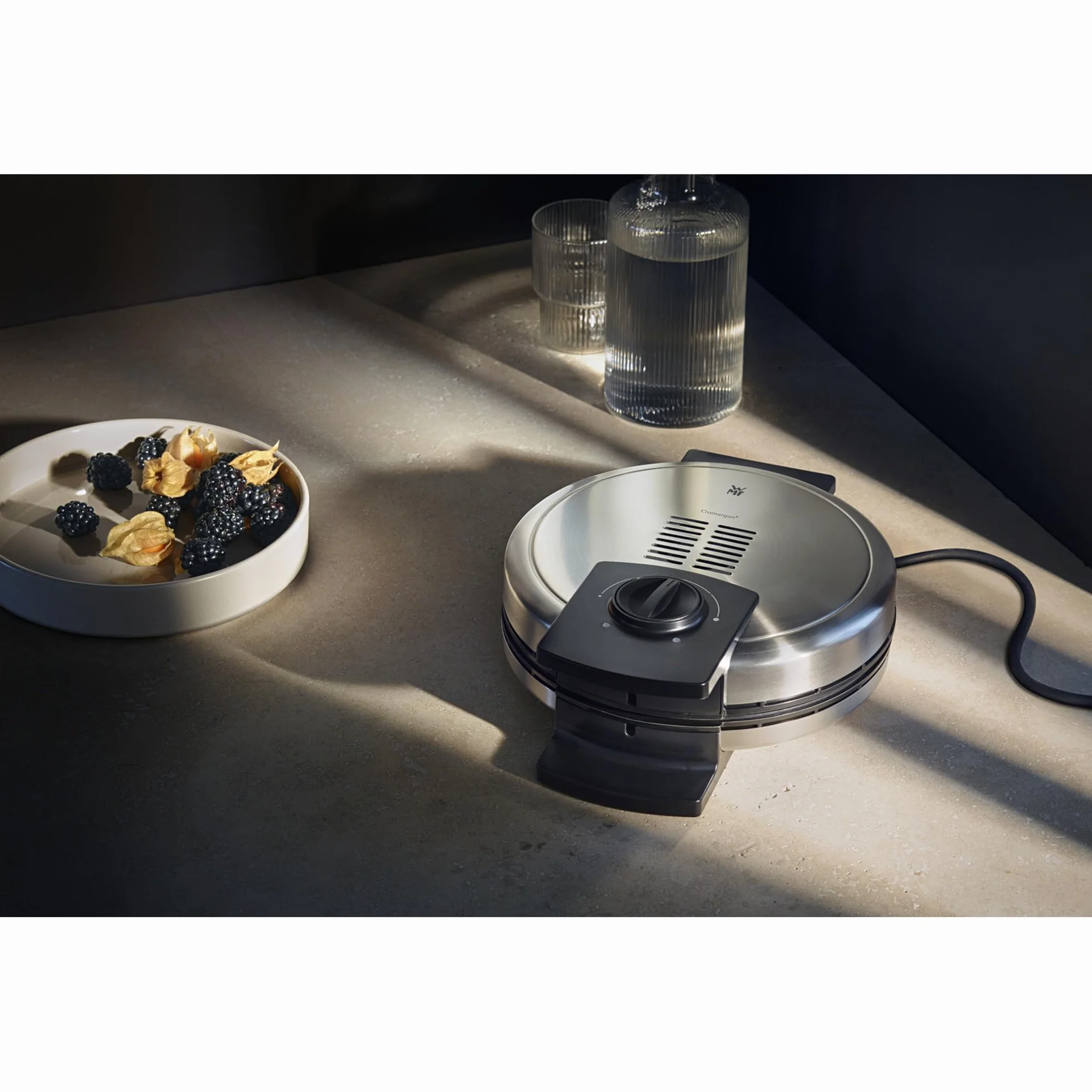 Wmf 6130245119 Lono Gofrownica, 900 W, Stal Nierdzewna Cromargan, Srebrna