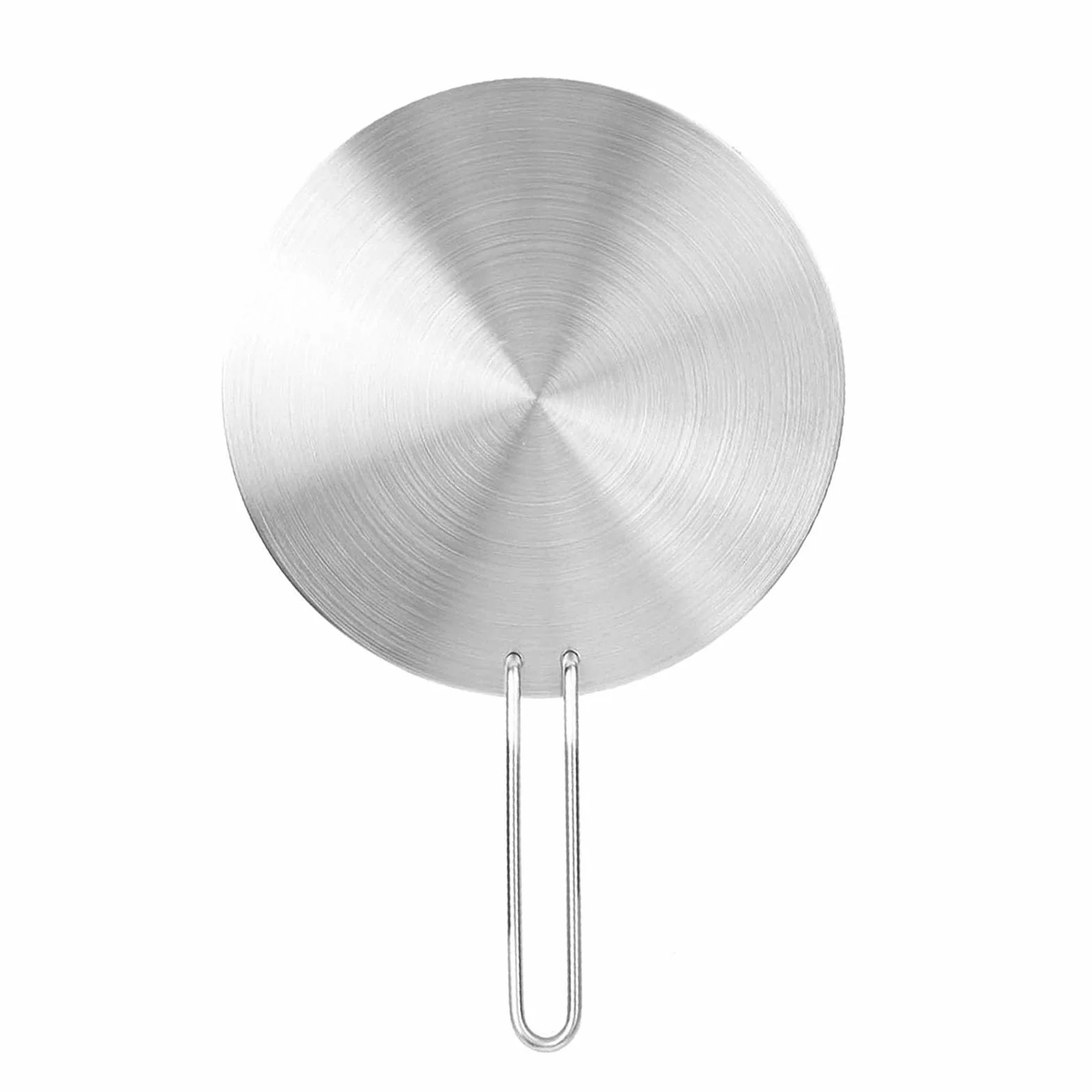Simmer Ring Płyta Dyfuzyjna ze Stali Nierdzewnej, 24cm, z Uchwytem, Adapter do Kuchenki Indukcyjnej, Gazowej i Elektrycznej