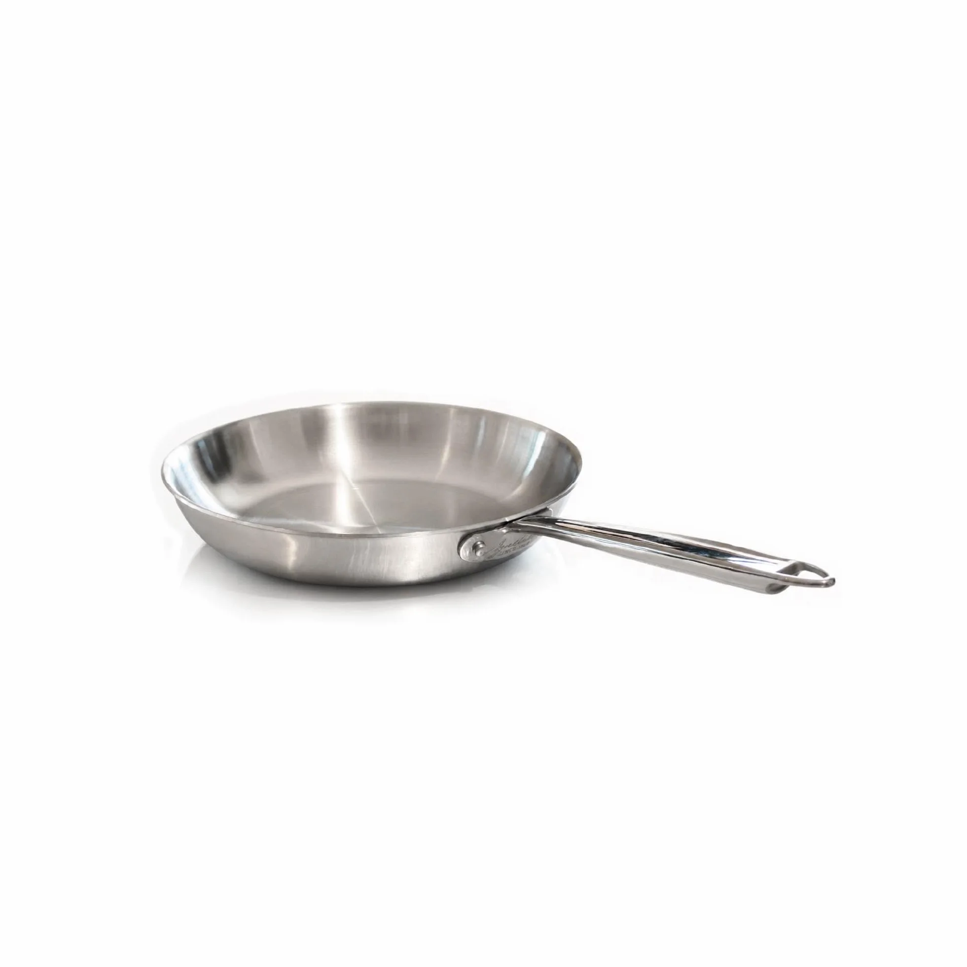 Agnelli alu-INOX patelnia z trzonkiem rurowym, stal nierdzewna, szara, stal nierdzewna, szara, 28 cm
