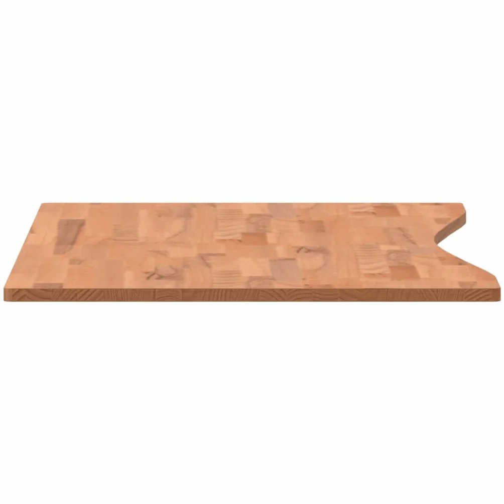 Akcesoria do mebli biurowych, blat biurkowy 110 x (50-55) x 1,5 cm meble z litego drewna bukowego