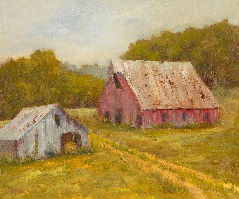 Country Barns plakat wydruk - Marilyn Wendling (24 x 18)
