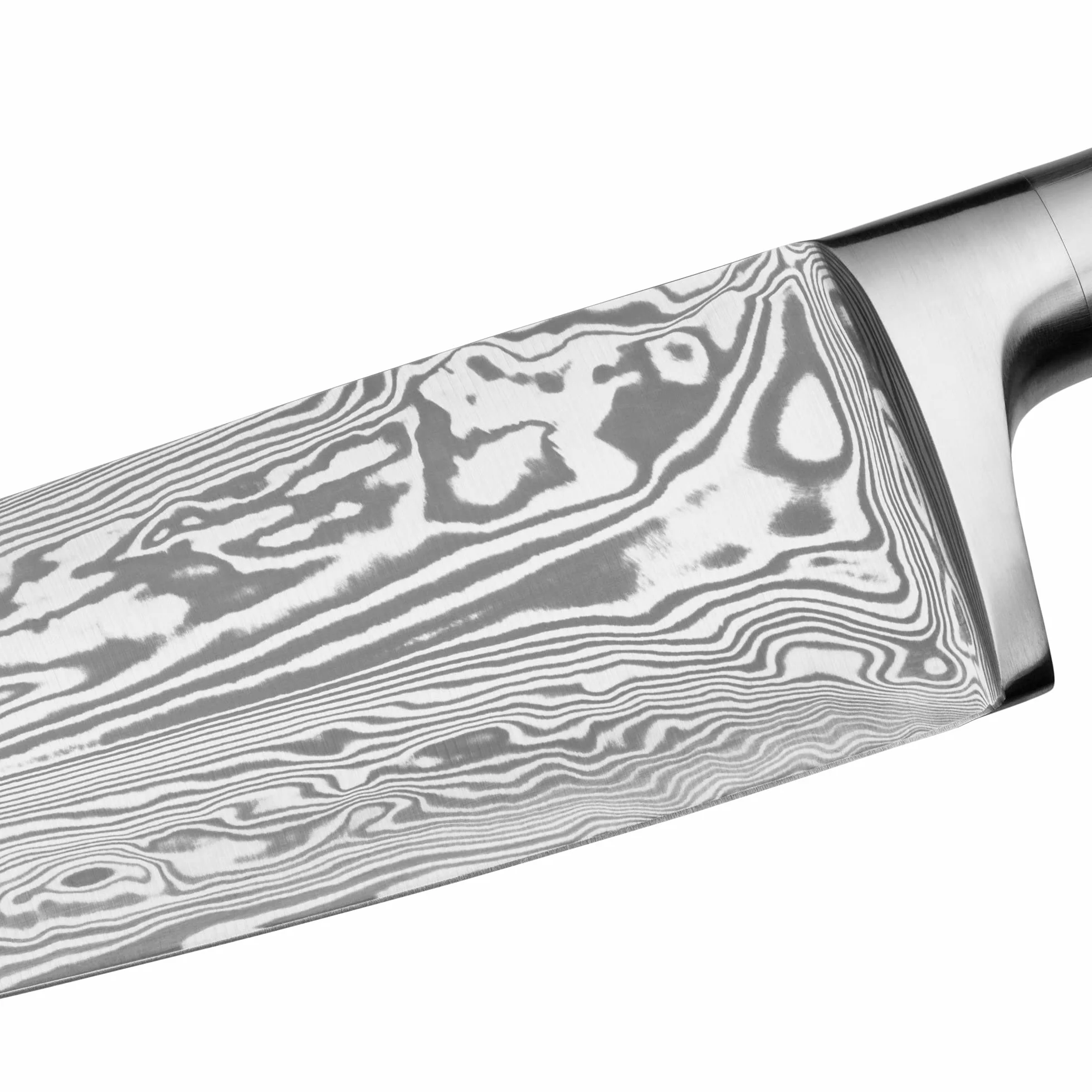 WMF Grand Gourmet nóż ze stali damasceńskiej, nóż uniwersalny 23 cm, 120-warstwowy, Performance Cut, ostrze 11 cm