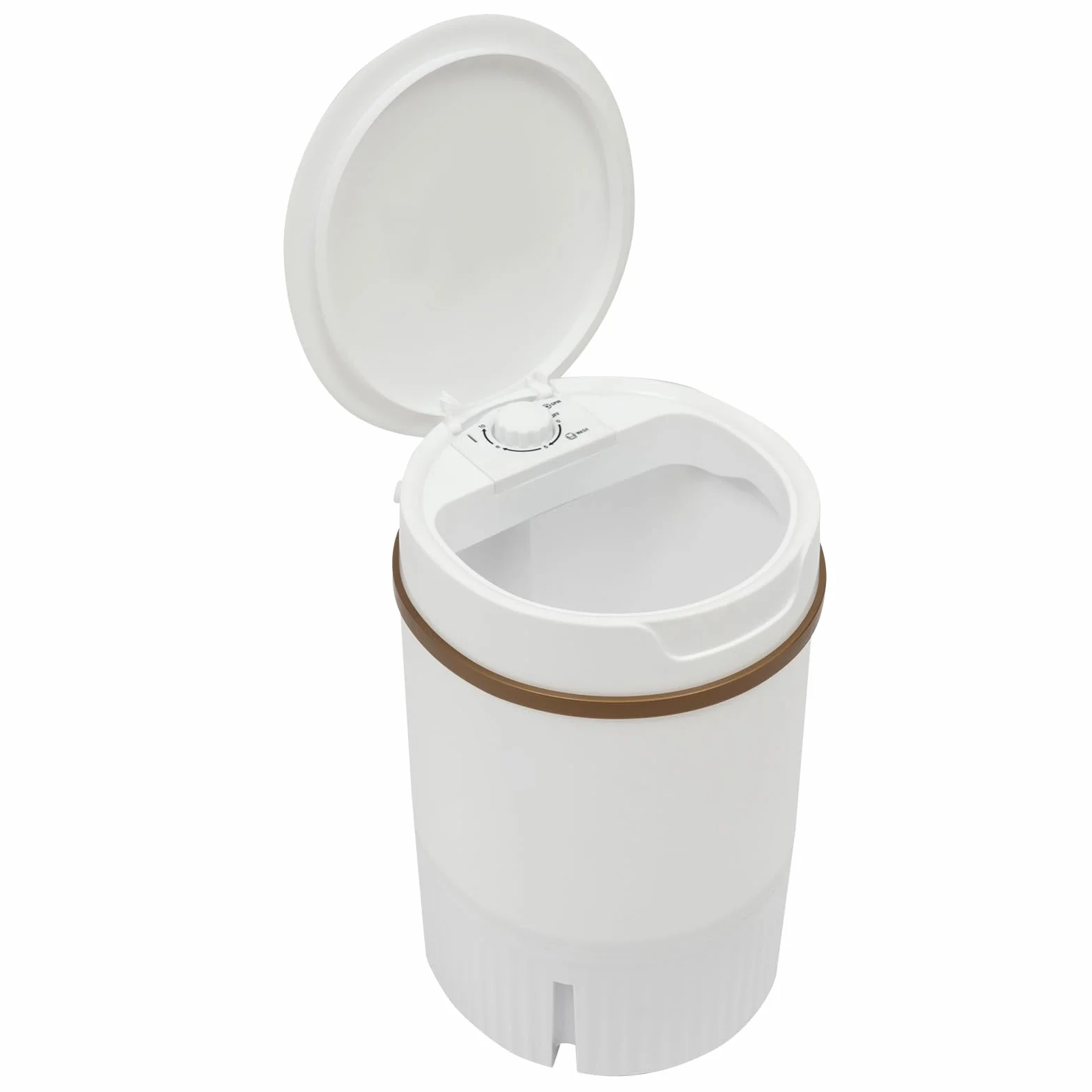 Przenośna mini pralka 4,5 l, mini pralka z wirowaniem, z wężem dopływowym/koszem odwadniającym, na kemping/do domu, do sypialni, skarpety, bielizny, kolor biały