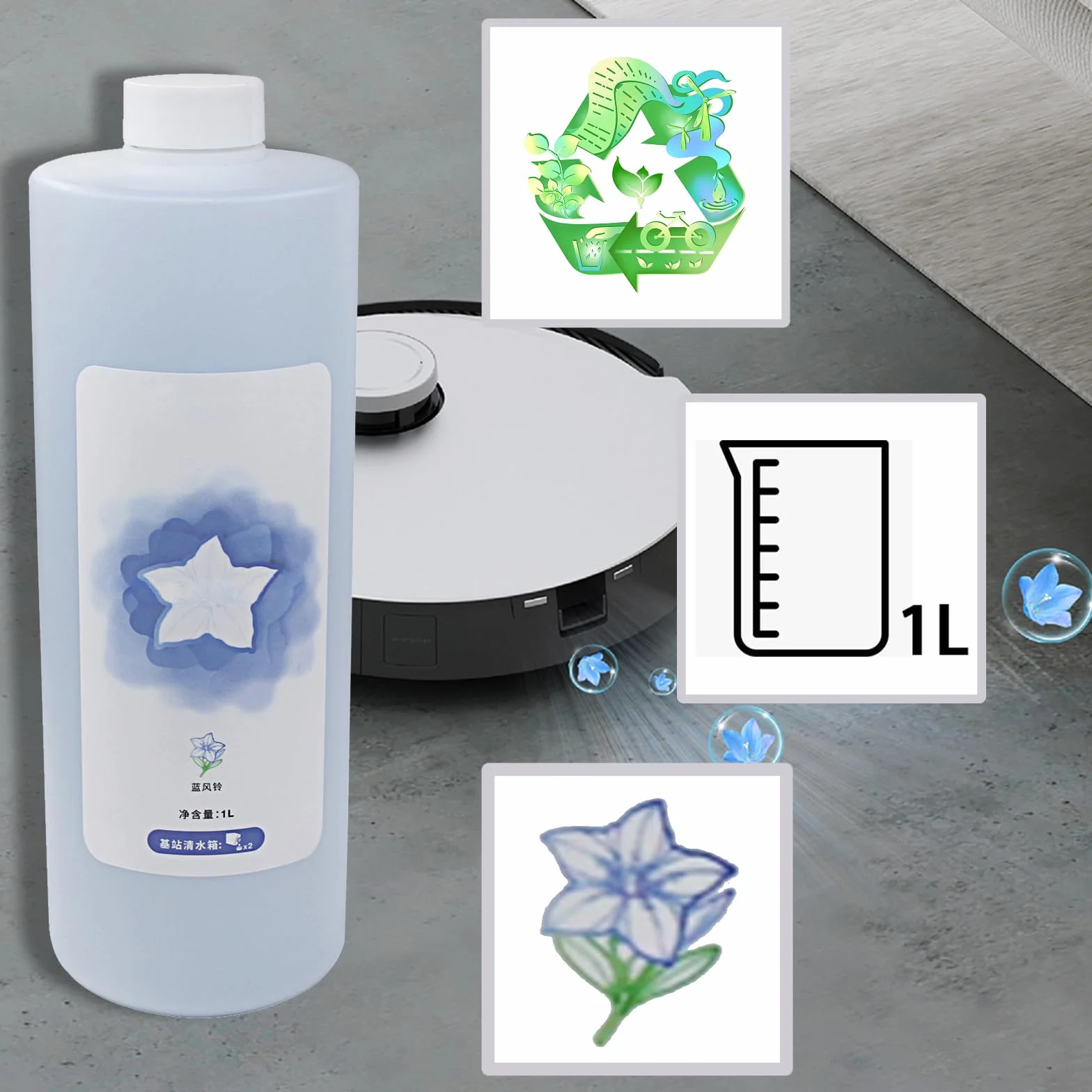 Roztwór Czyszczący ECOVACS DEEBOT T30 Omni T20 Omni X2 Omni X1 Omni X1e Omni X5 Omni