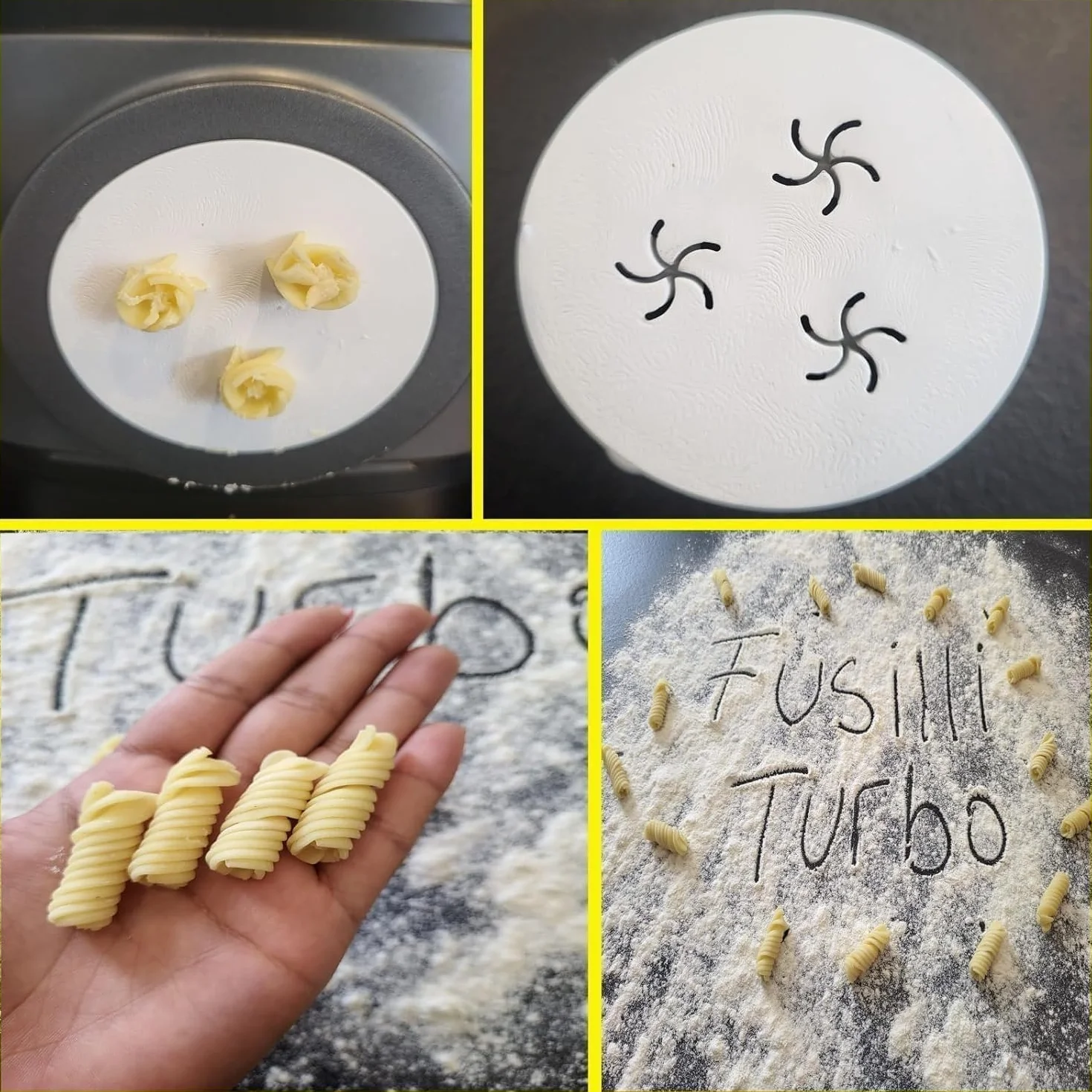 My Pasta - (Fusilli Turbo) - akcesoria do maszynki do makaronu – tarcza do makaronu kompatybilna z Philips Pasta Maker Avance – tarcza do matrycy do domowego makaronu
