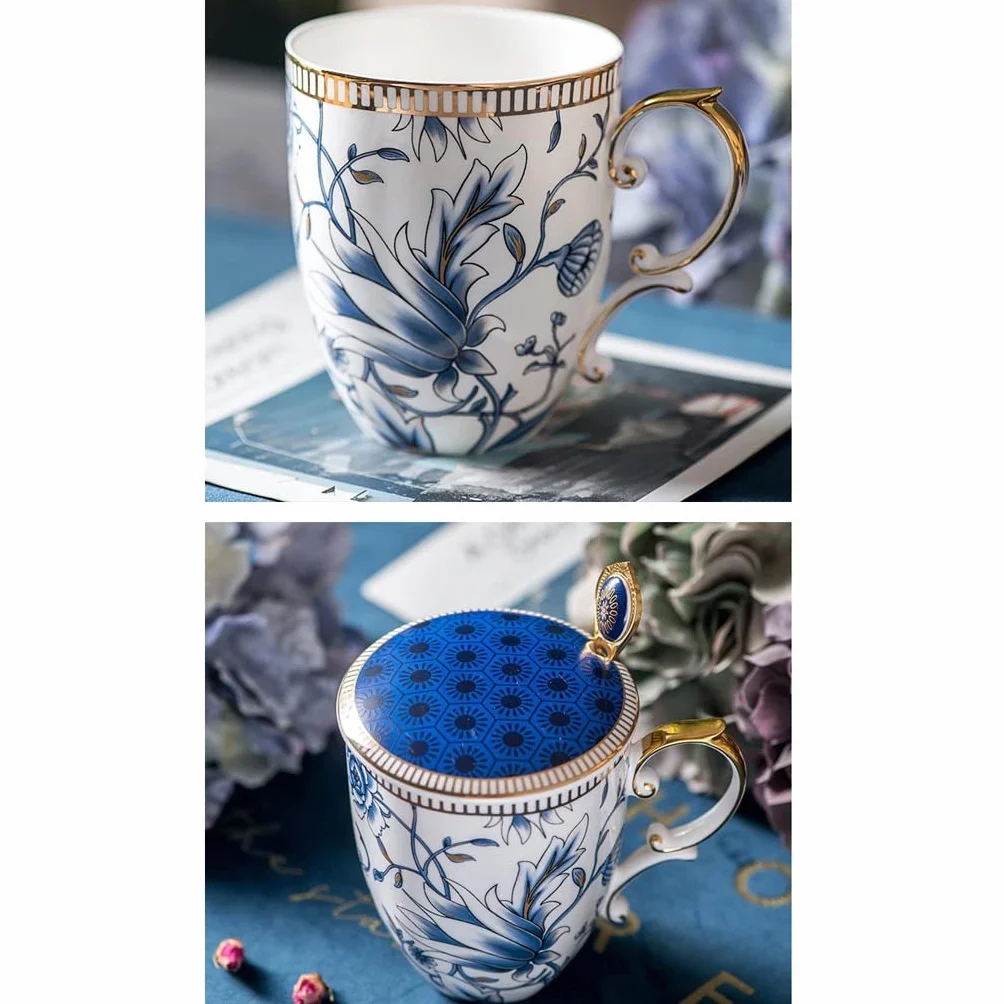 Kubek do kawy, kolorowe kubki do kawy - Ceramiczny kamionkowy kubek do herbaty, kubek do kawy Retro Mark Cup Couple Water Cup Prezent ślubny Prezent dla nowożeń