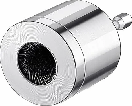 Szczotka do czyszczenia metalowej rurki wiertniczej, mocne narzędzie do czyszczenia konstrukcji do czyszczenia i przygotowania przed spawaniem(22mm)