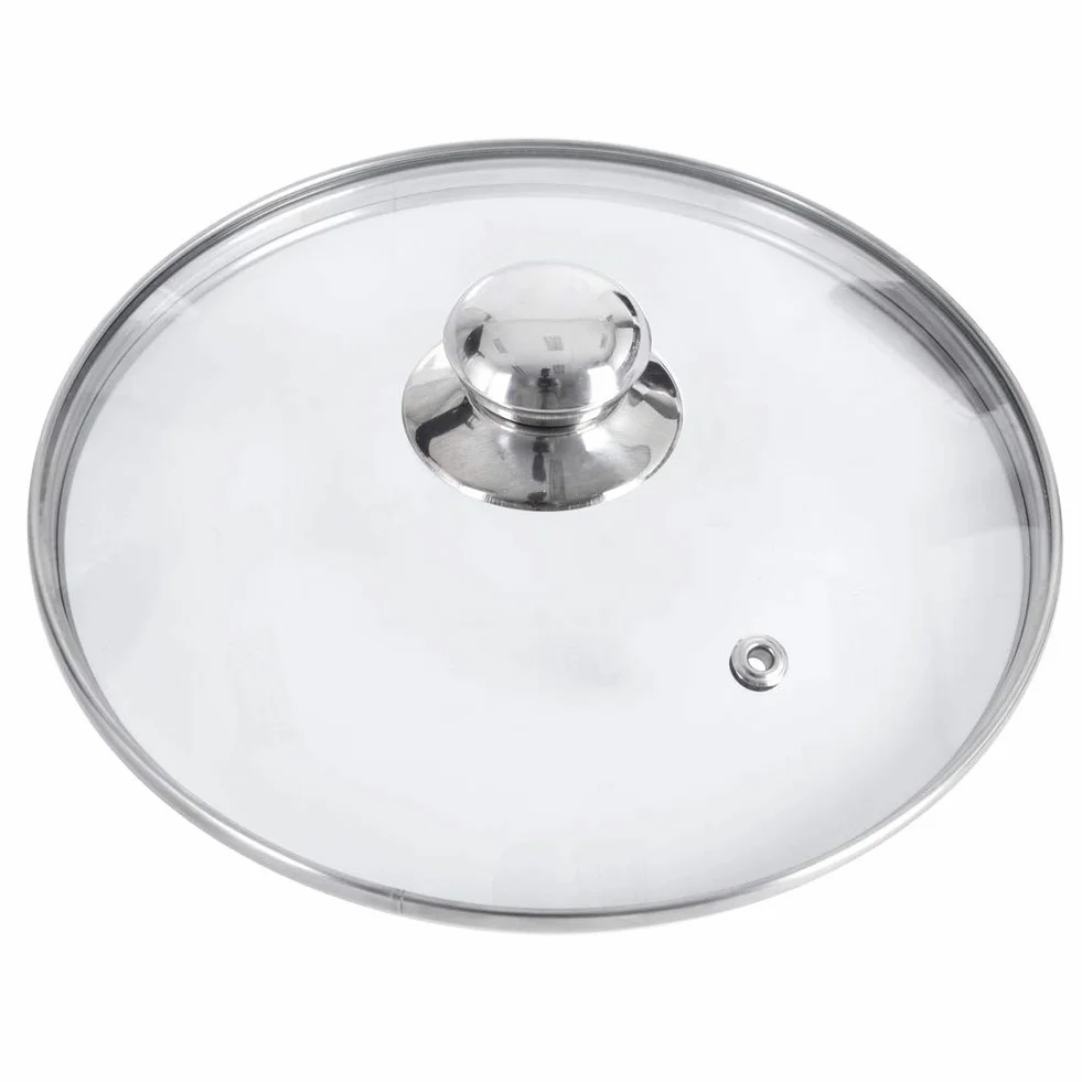 Poklice sklo 28 cm dr(mm)=adlo nerez