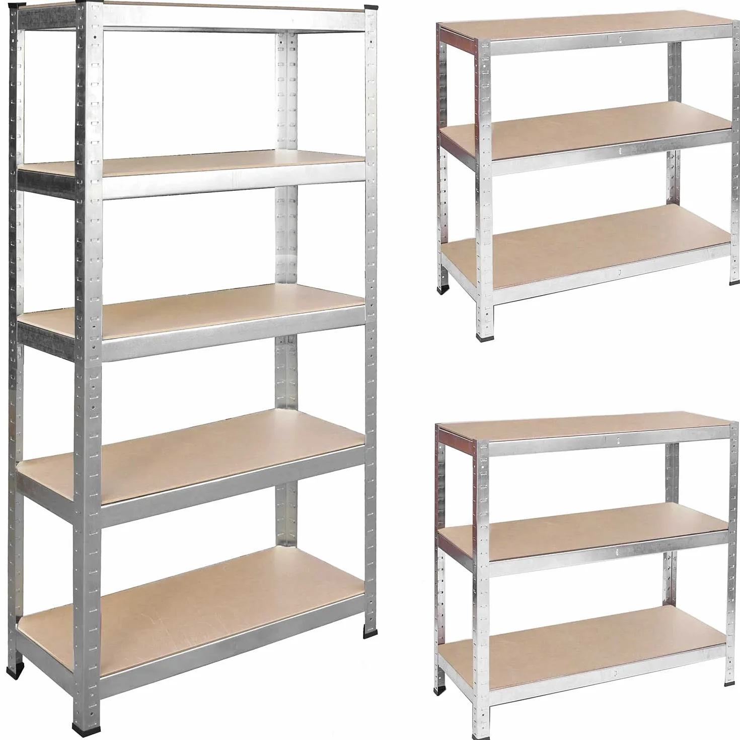 Regał metalowy magazynowy Humberg 180x100x50cm 875kg 2w1