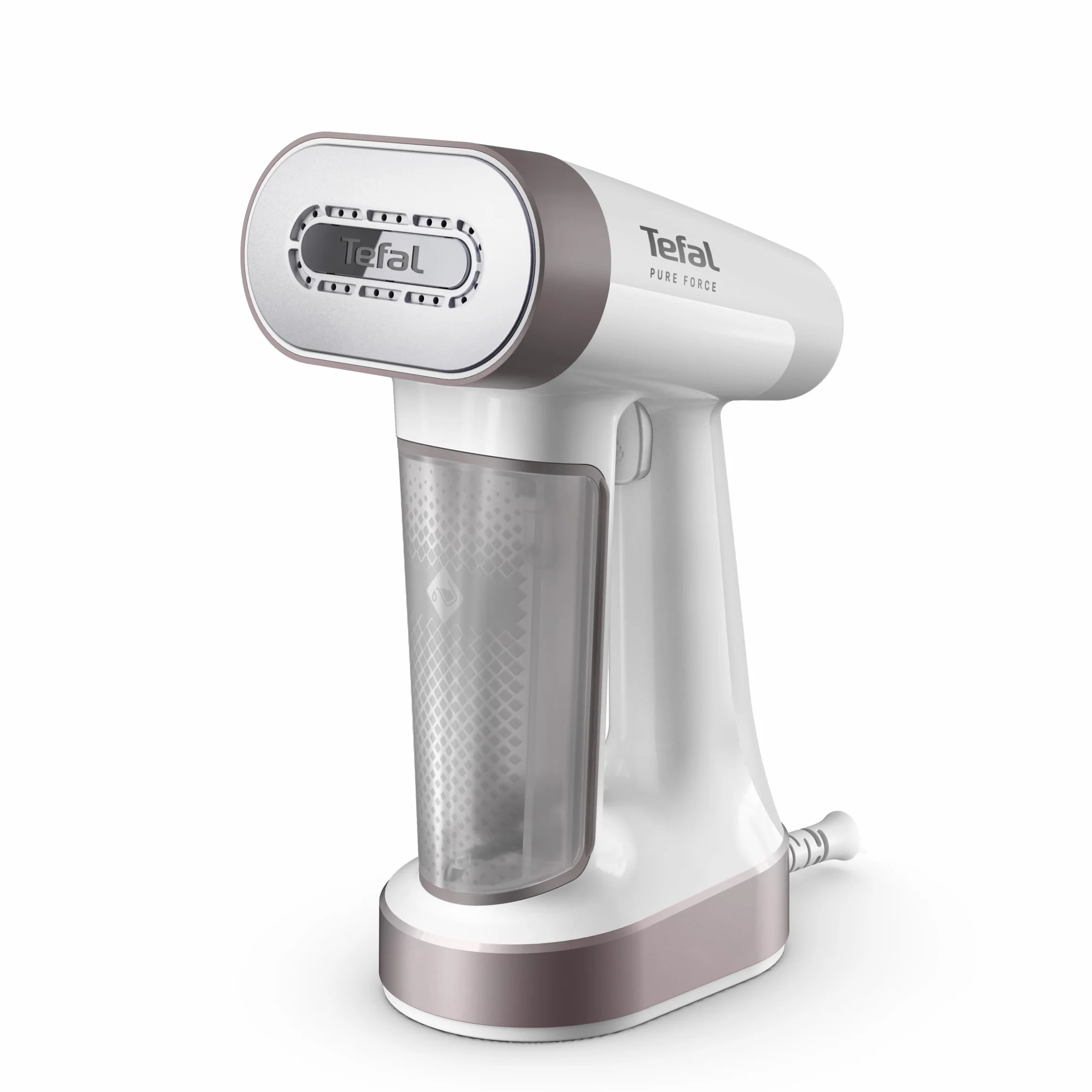 TEFAL DT8720E0 Parownica, 12 min ciągłego prasowania, 2w1,1800W, panel led, 4 ustawienia poziomu pary, redukcja zapachów, dezynfekcja, automatyczne wyłączanie, biały