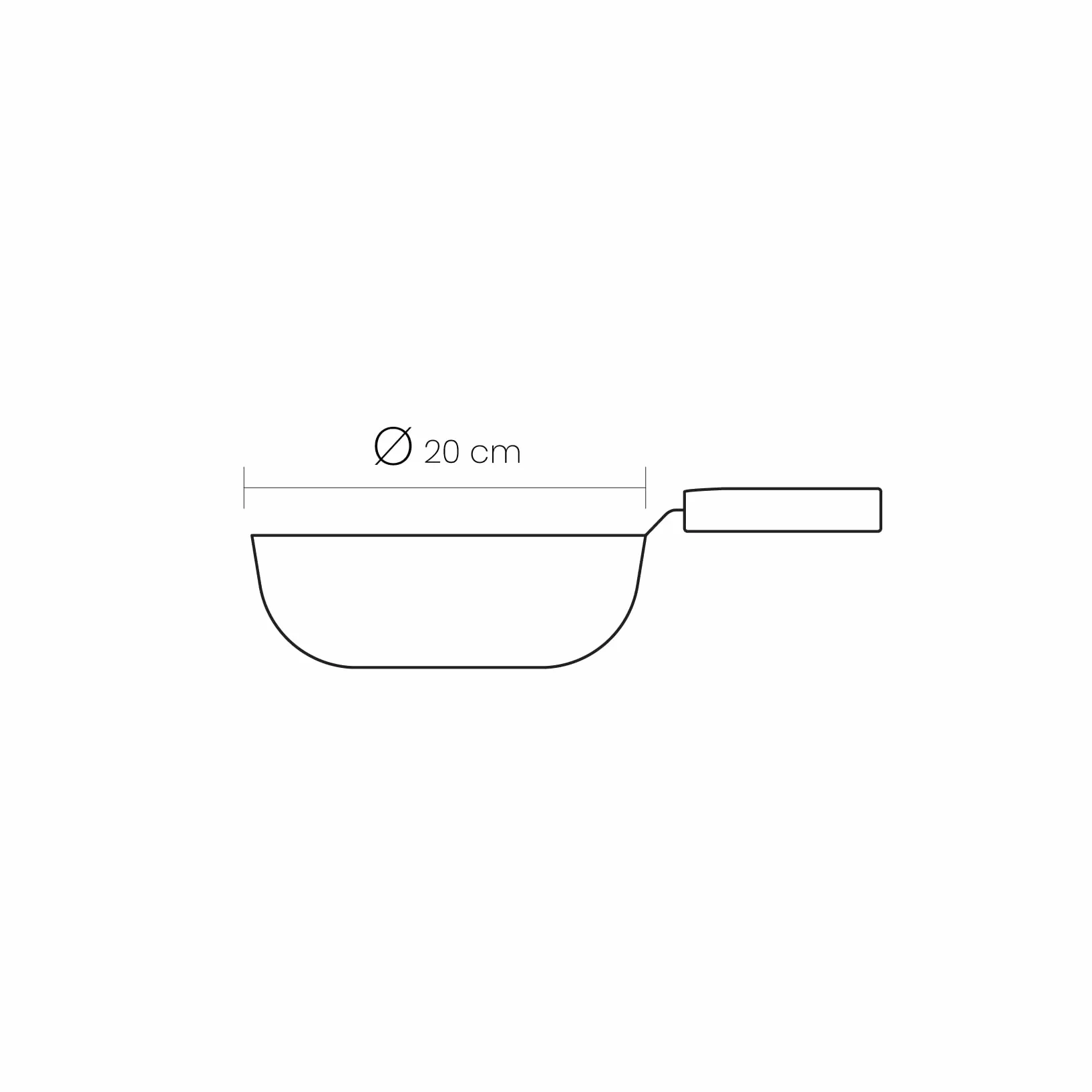 Ibili Patelnia do tortilli Venus 20 cm aluminium powłoka zapobiegająca przywieraniu