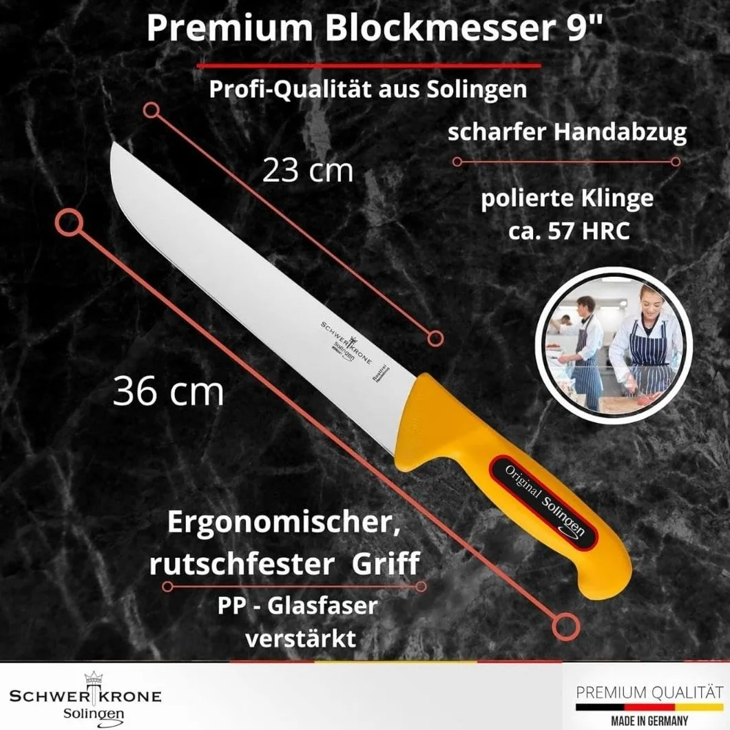Schwertkrone Zestaw noży rzeźniczych - Made in Germany, nóż rzeźniczy