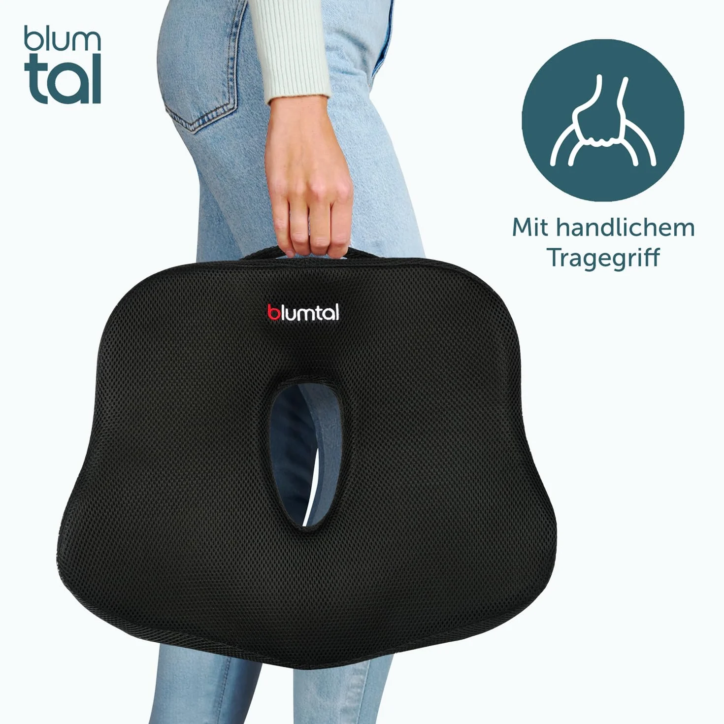 Blumtal Ergonomiczna Poduszka Lędźwiowa na Krzesło Biurowe