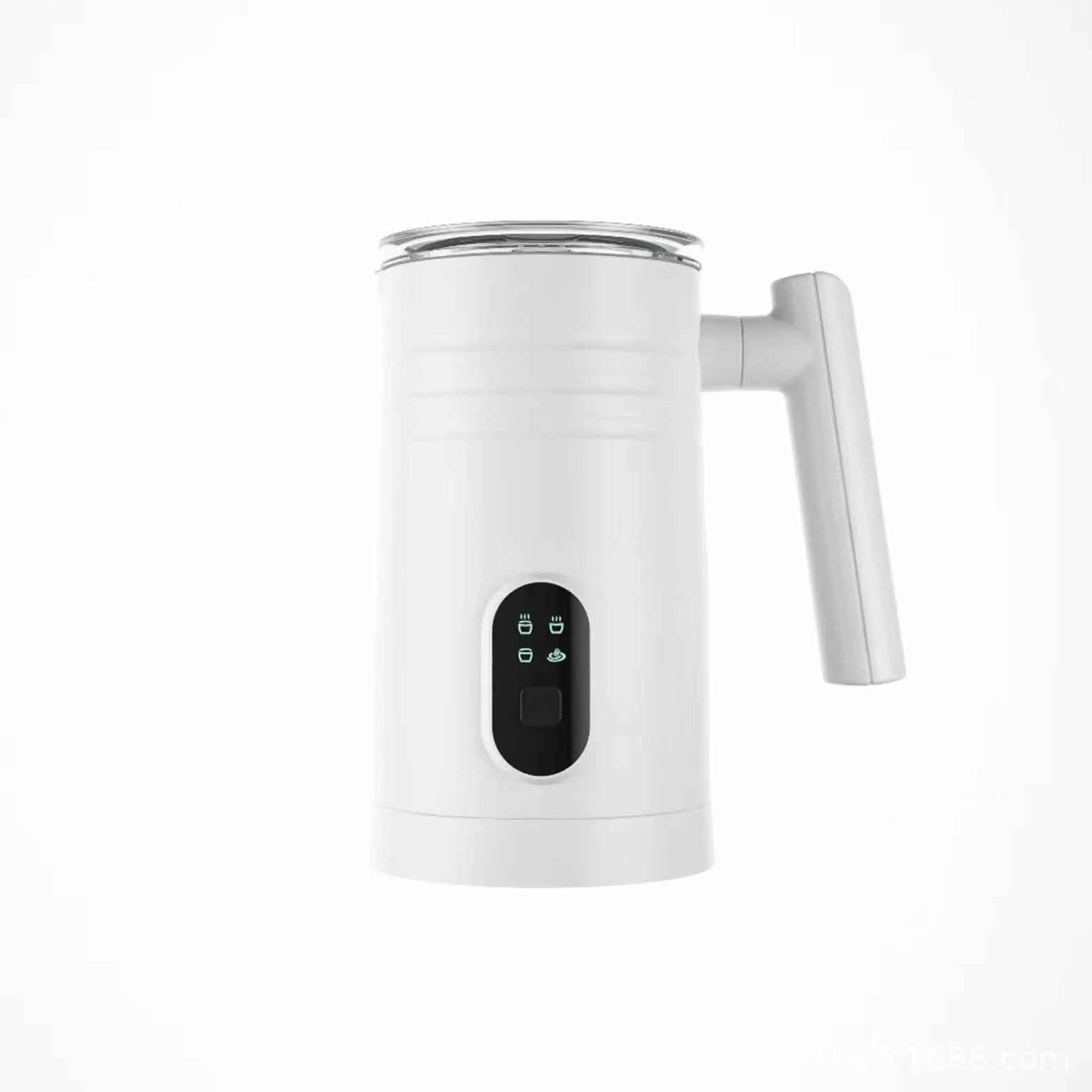 Automatyczny spieniacz do mleka 4 w 1 elektryczny spieniacz do mleka spieniacz na gorąco i na zimno szybkie spienianie podgrzewacz do mleka do kawy, latte, cappuccino, matcha, macchiato 350 ml