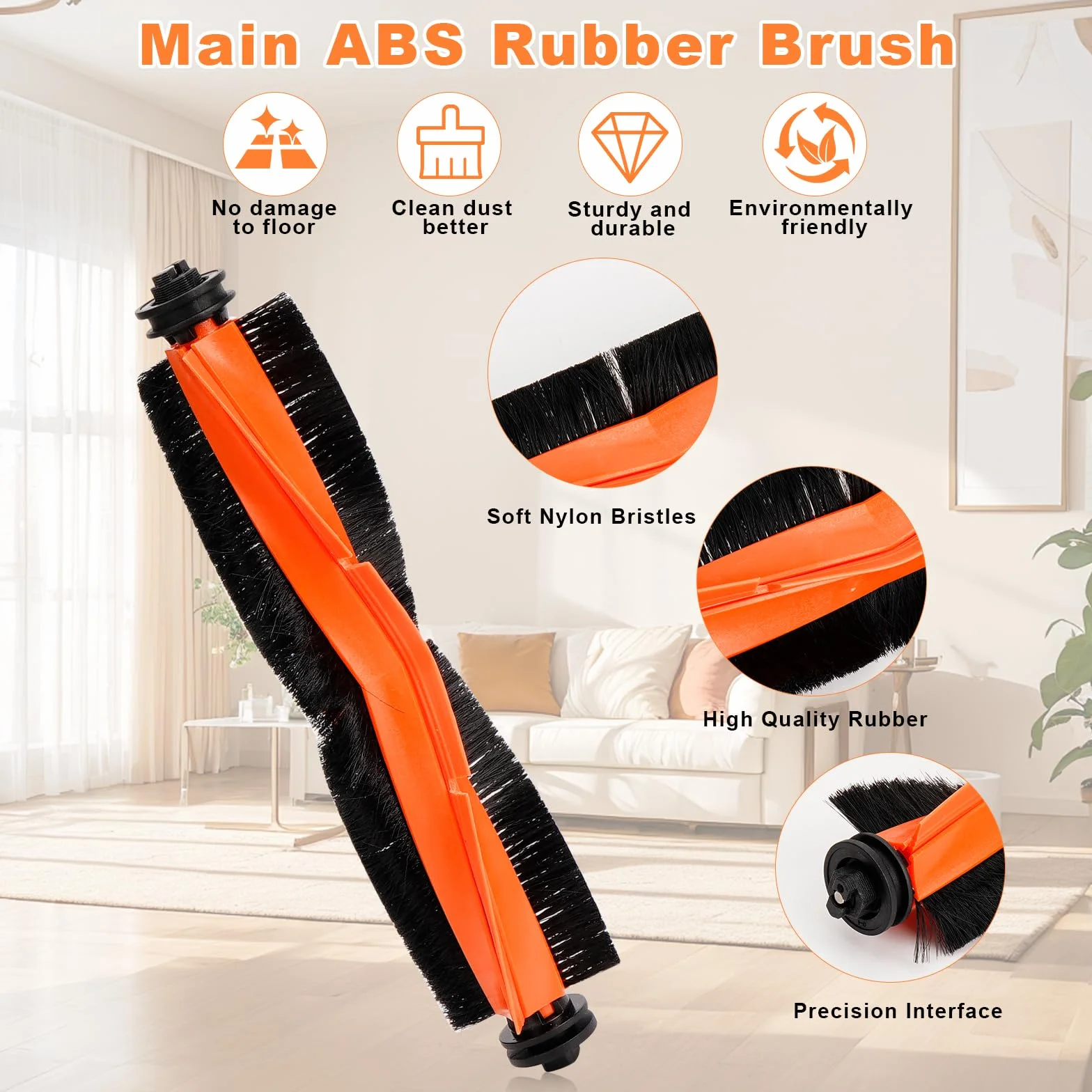 Zestaw akcesoriów kompatybilny z Xiaomi X20+ Robot Vacuum, 1 x szczotka główna 4 szczotki boczne 4 filtr HEPA 4 mop kompatybilny z Xiaomi X20 akcesoria zamienne do odkurzacza