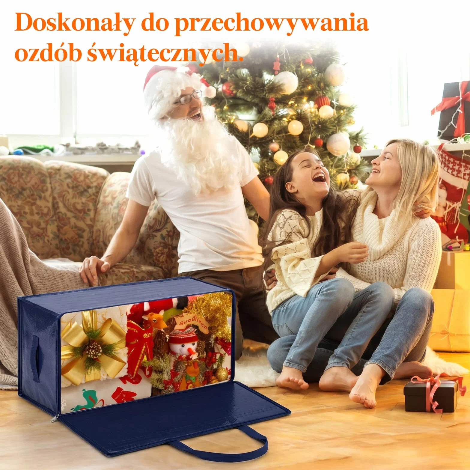 Lifewit 4 Sztuki 90 L Torby Do Przeprowadzki Z Uchwytem, Przechowywania Kołder, Duża Torba Z Zamkiem Błyskawicznym, Do Przechowywania Pościeli, Niebieski