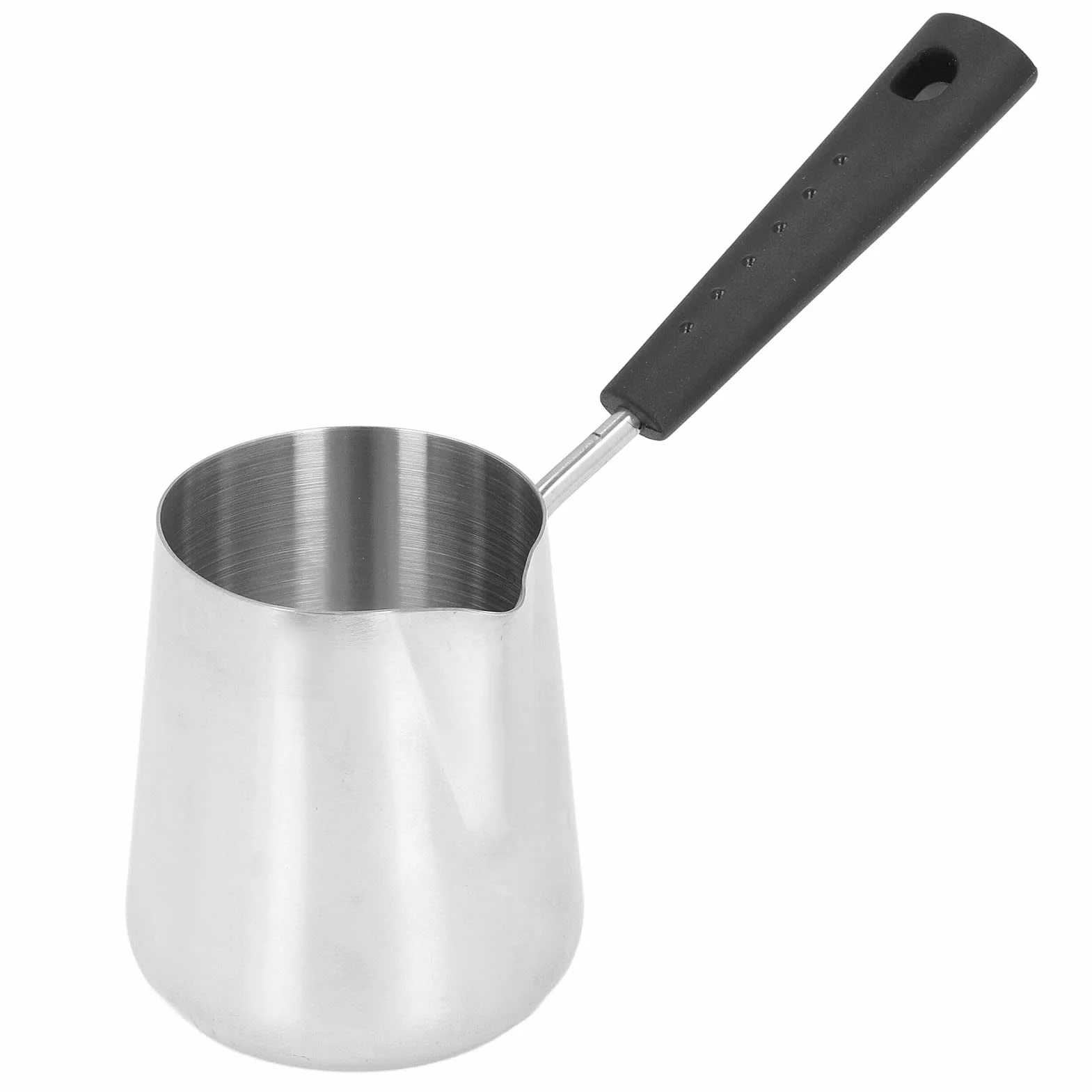 Generic Turecki Garnek do Kawy, Cieplejszy Garnek do Mleka Cieplejszy do Kawy z wylewką 350 Ml Stali Nierdzewnej Ogrzewanie na Gorące Mleko, Kawa Turecka, Podgrzewany Sos