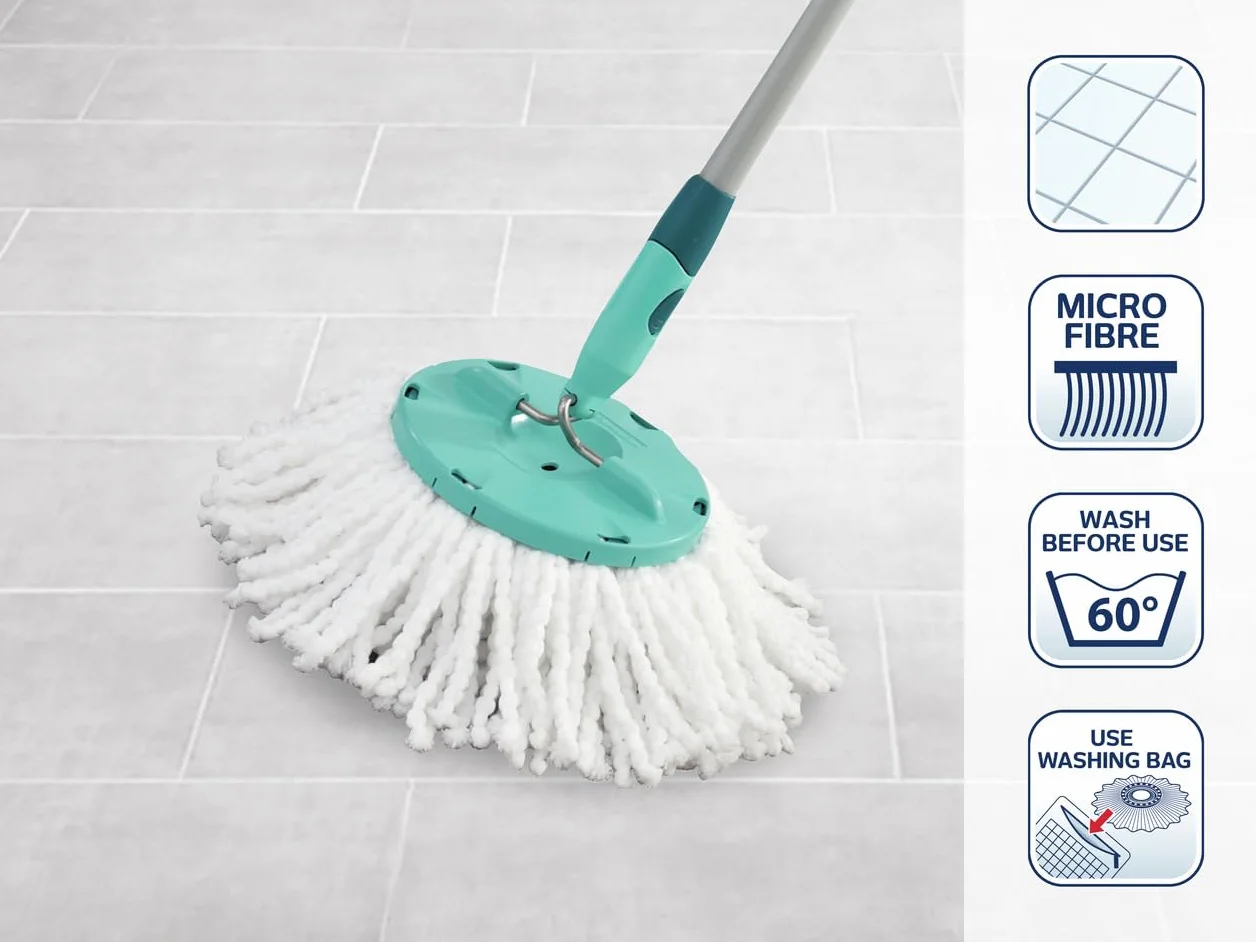 Leifheit Ersatzkopf Mop z Mikrofibrą, Biały