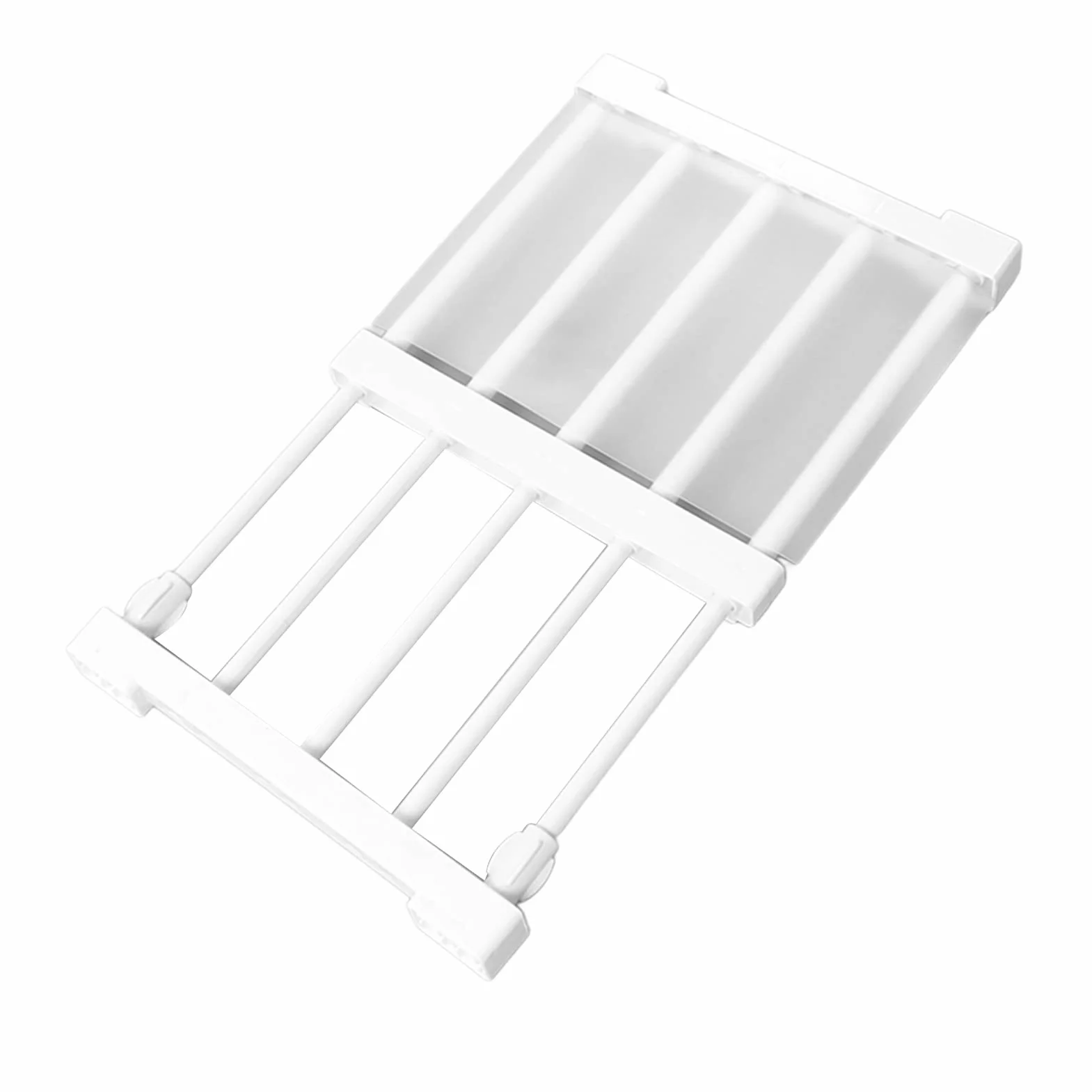 Keenso Półka Napinana do Szafy DIY, Szafka na Gwoździe, Stojak do Przechowywania do Szafy, Półka na Książki, materiał Premium o Nośności od 0 do 20 Kg (Długość 30-40 cm / 11,8-15,7 cala)