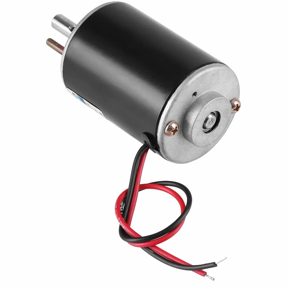 Silnik elektryczny, 30 W, 12 V/24 V DC, z magnesem stałym, CW/CCW, odwracalna wysoka prędkość, niski poziom hałasu dla majsterkowiczów XD-3420 (24 V 7500 obr./min)