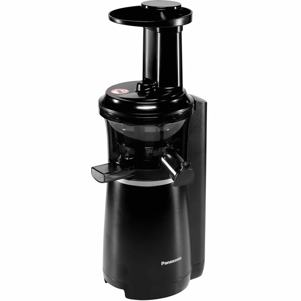 Panasonic MJ-L501 wyciskarka wolnoobrotowa (śruba ze stali nierdzewnej, nakładka do produktów mrożonych, zachowuje wartości odżywcze), czarna