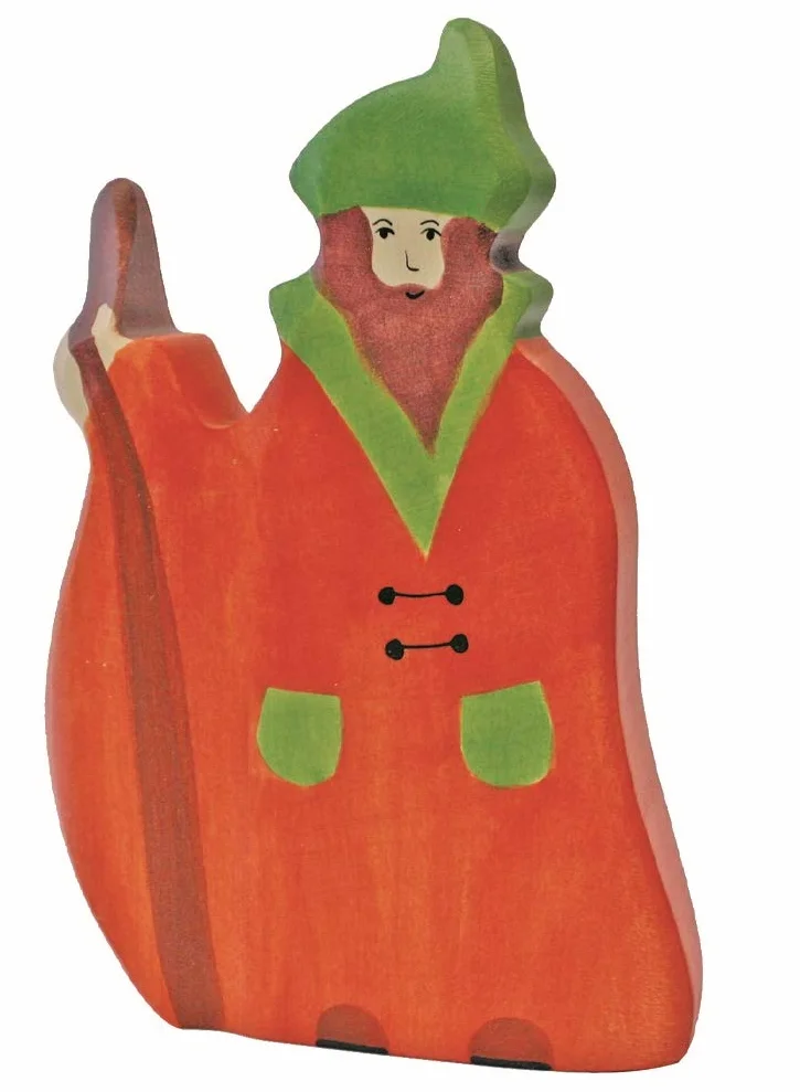 Holztiger Figurki do szopki, duży zestaw do zabawy, 13 figurek szopki i zwierzęta