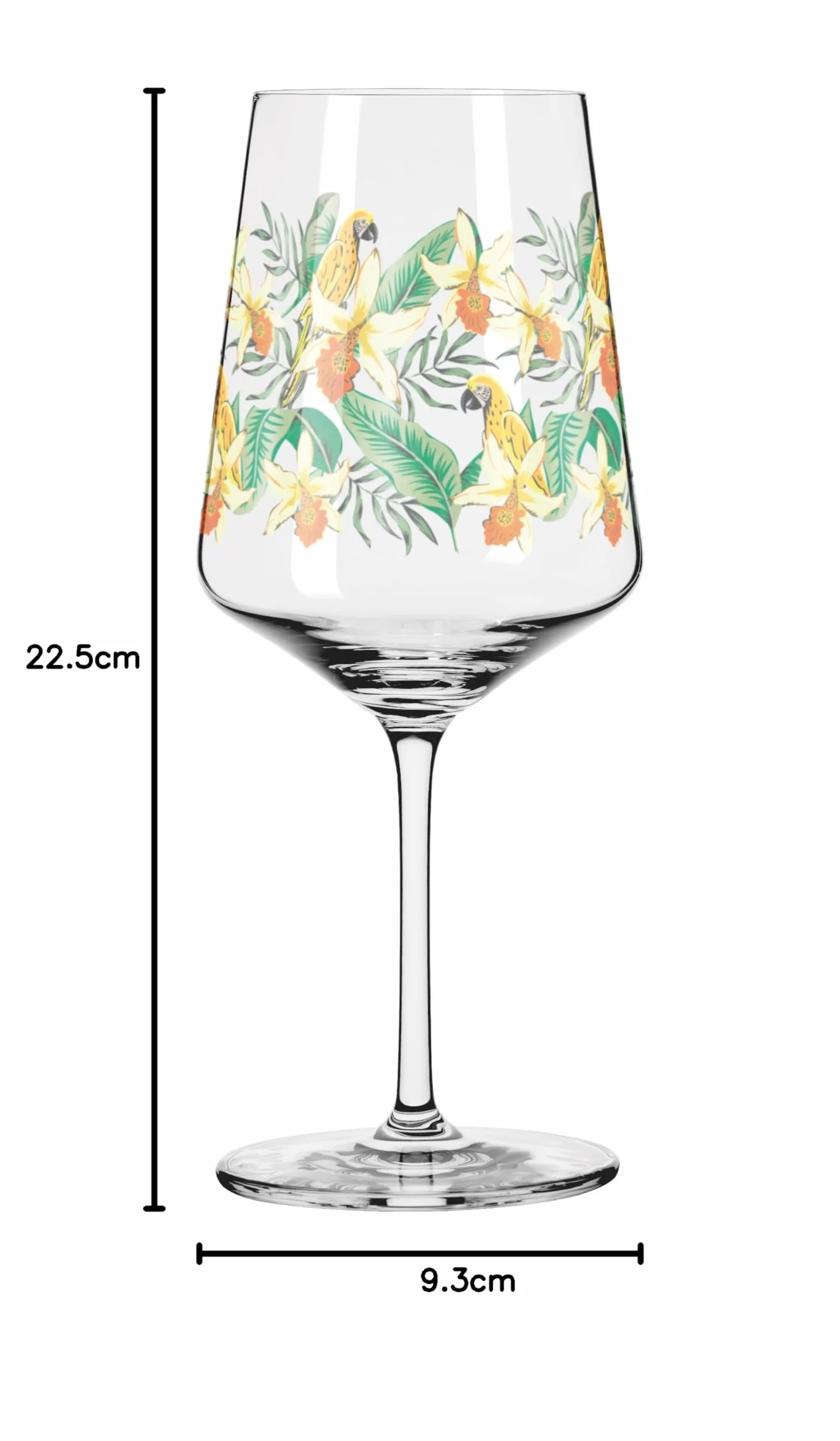 RITZENHOFF 6221001 zestaw 2 słoików na aperitif, 500 ml, seria Sommerrausch, styl kwiatowy, wielokolorowe - Made in Germany