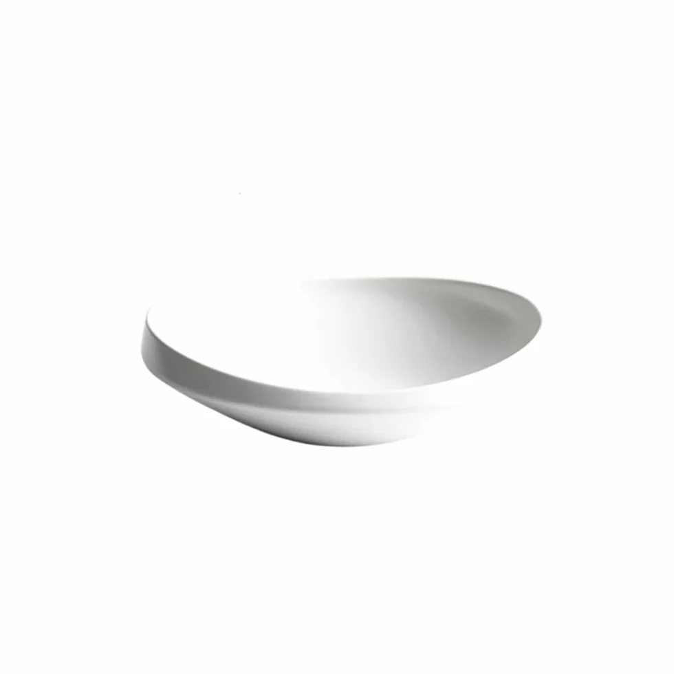 Talerze Obiadowe Biały talerz ceramiczny talerz warzywny komercyjny talerz na zupę dim sum(6inch)