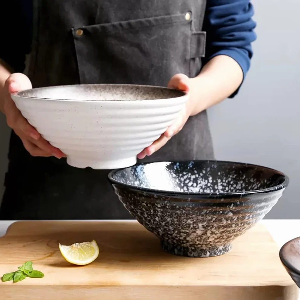 Miska Do Mieszania Sałatek, Specjalna Miska Do Restauracji Ramen, Ceramiczna Miska Do Użytku Domowego, Miska Do Sałatek Owocowych, Kapelusz Restauracyjny, Miska W Kształ，C2pc-Small