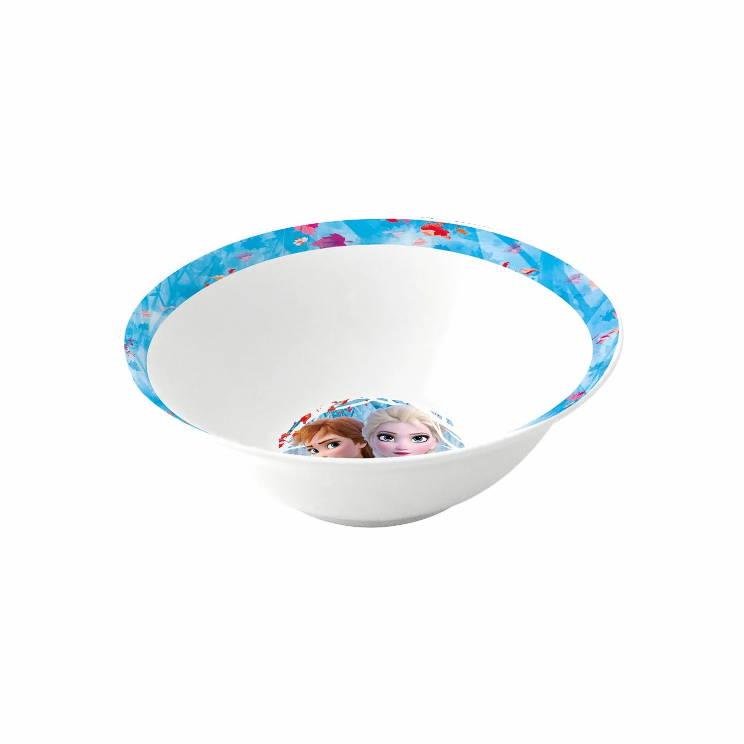 p:os Frozen Zestaw Śniadaniowy, 3-Częściowy Zestaw Naczyń z Talerzem, Miską i Kubkiem, Naczynia dla Dzieci Wykonane z Porcelany, Nadają Się do Mycia w Zmywarce/Mikrofalówce