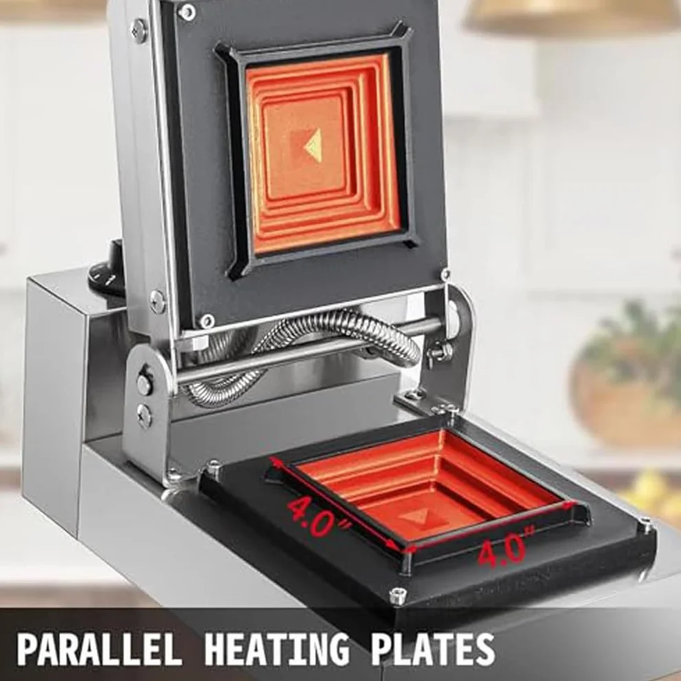Zdrowy grill z prasą do panini i tosterem do kanapek Toster ze stali nierdzewnej | 50°C-300°C Temperatura | Do gotowania warzyw/mięsa/naleśników