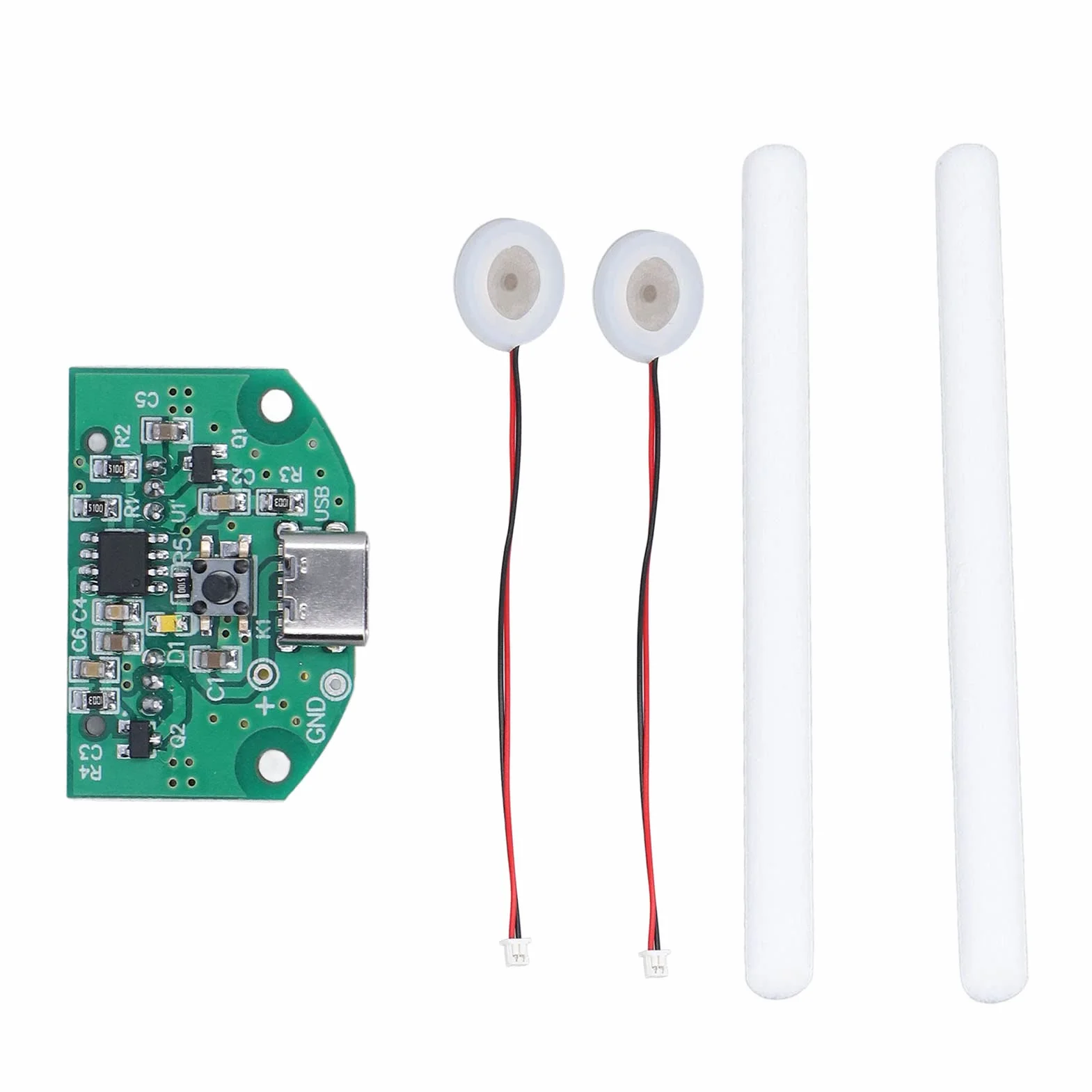 Podwójny Przełącznik Sprayu Sterowanie Modułem Atomizacji Nawilżacz Atomizer Plate 740 Otworów 5μm Mikroporowaty Atomizer do 5V USB Nawilżacz Artykuły Domowe