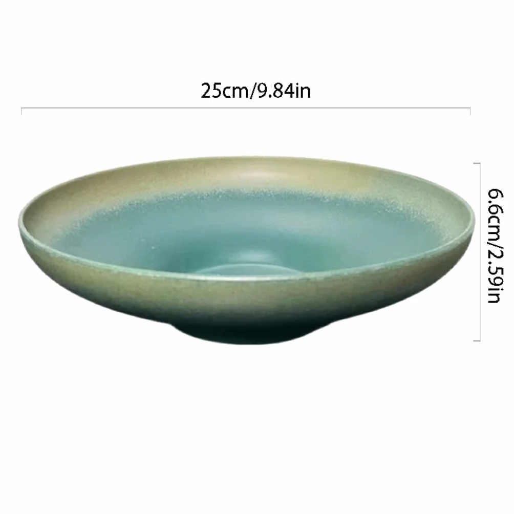 Ceramiczna Miska Na Makaron Instant, Śniadanie/Obiad Z Uchwytem I Pokrywką, Bezpieczna Do Mikrofalówki, Zupa, Sałatka, Płatki Zbożowe, Do Biura W Akademiku - 750 Ml + 390（A）