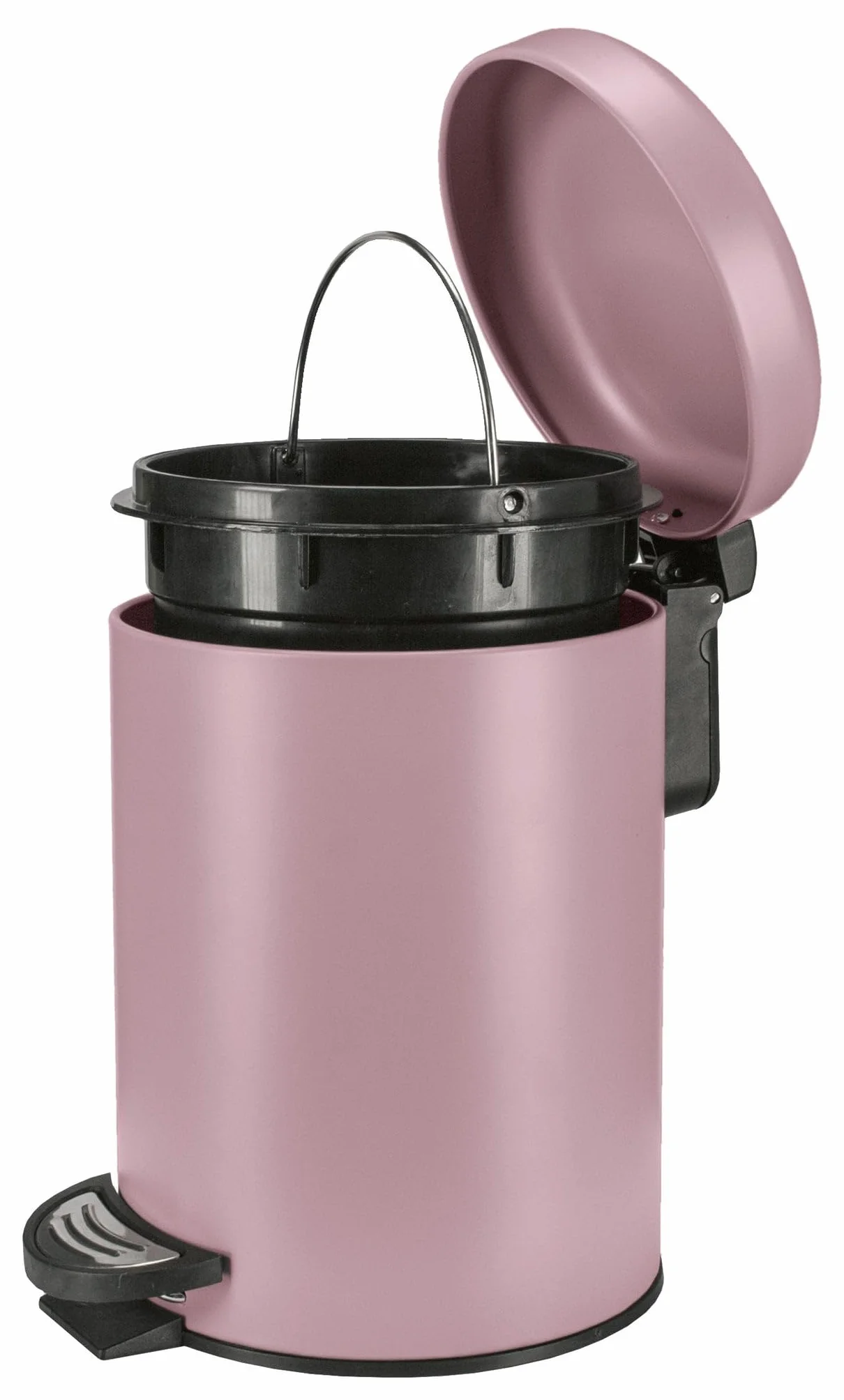 Kleine Wolke kosz na kosmetyki ze stali nierdzewnej/PP, róż, 3 l
